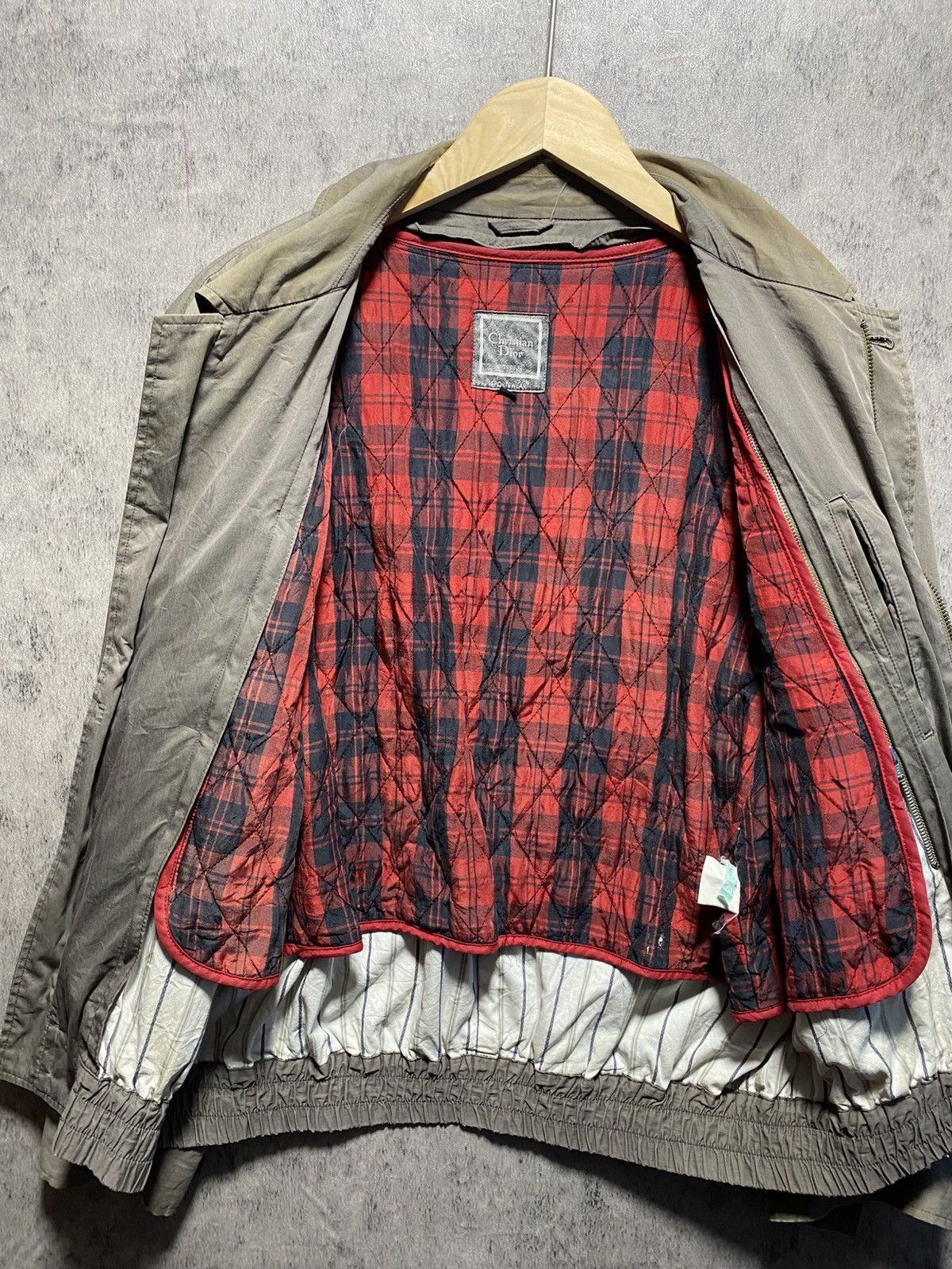 Christian Dior Monsieur × Vintage CHRISTIAN DIOR MONSIEUR Jacket Padded Isolated Vintage Size US M / EU 48-50 / 2 - 2 Thumbnail