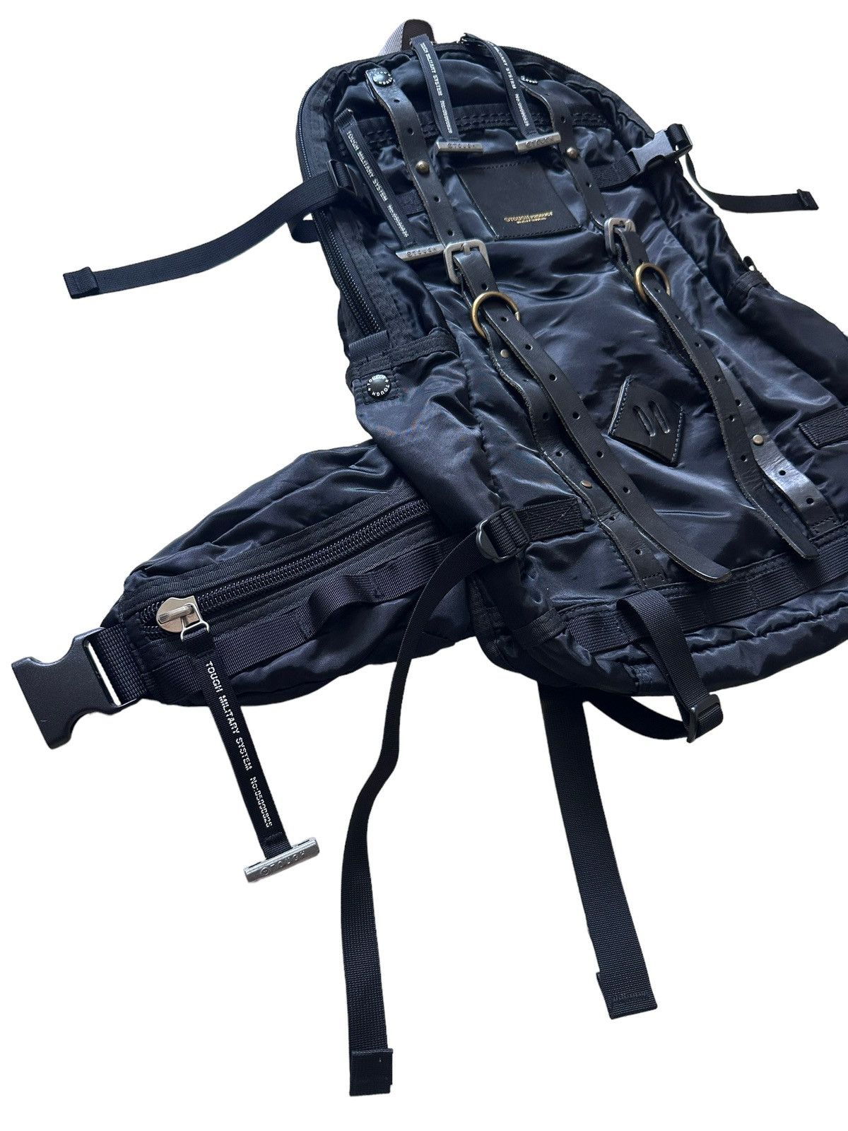 Japanese Brand RARE ‼️ Tough Military Surplus Tactical Bondage Backpack Size ONE SIZE - 3 Thumbnail