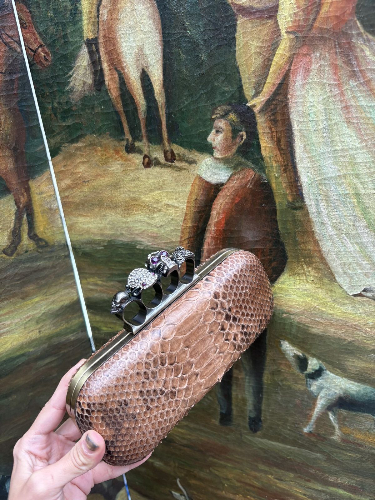 Alexander McQueen Alexandre McQueen S/S 2010 python box clutch Size ONE SIZE - 15 Thumbnail