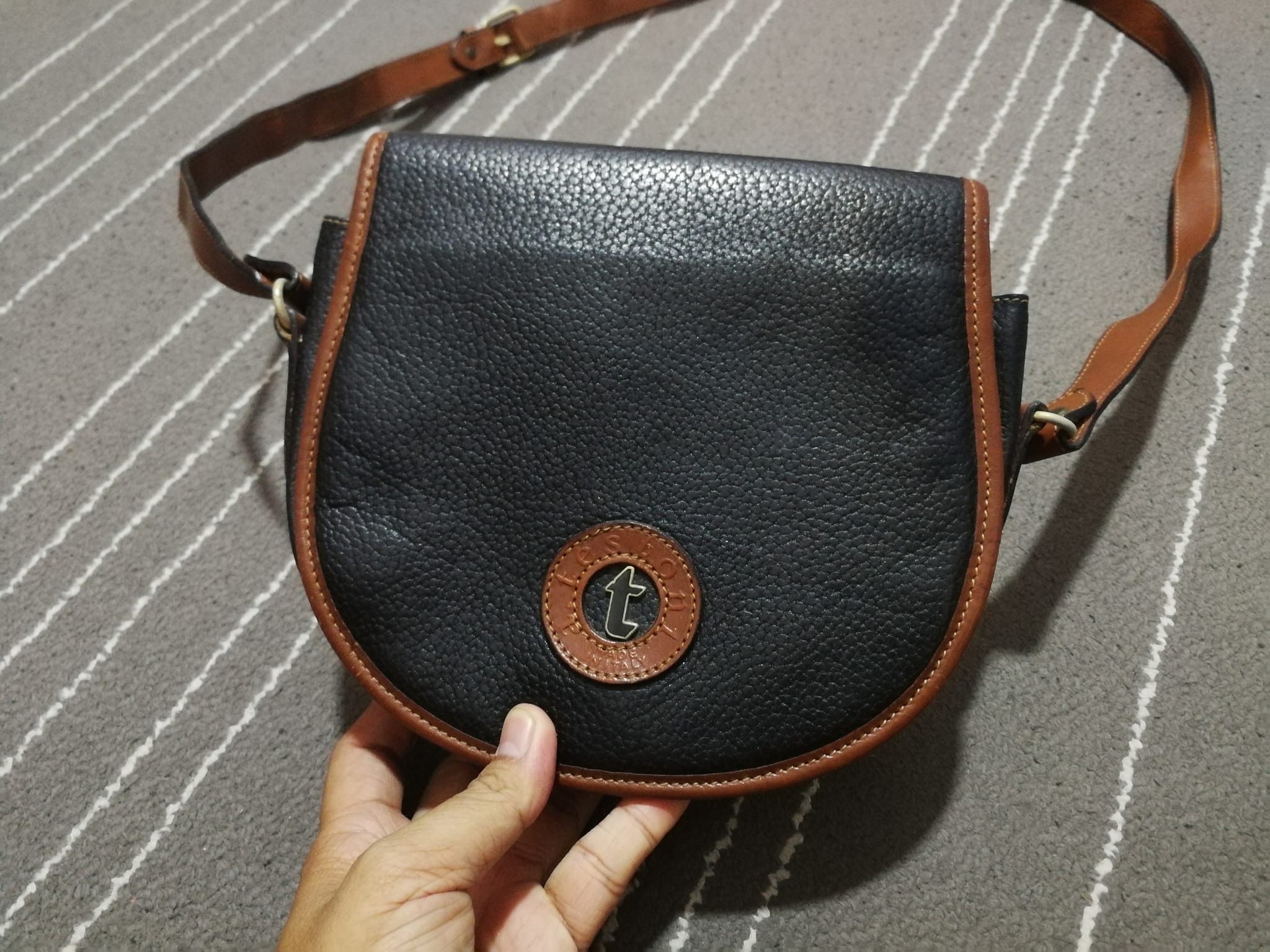 Testoni a. testoni DINAMICO luxury leather sling bag vintage Size ONE SIZE - 5 Thumbnail