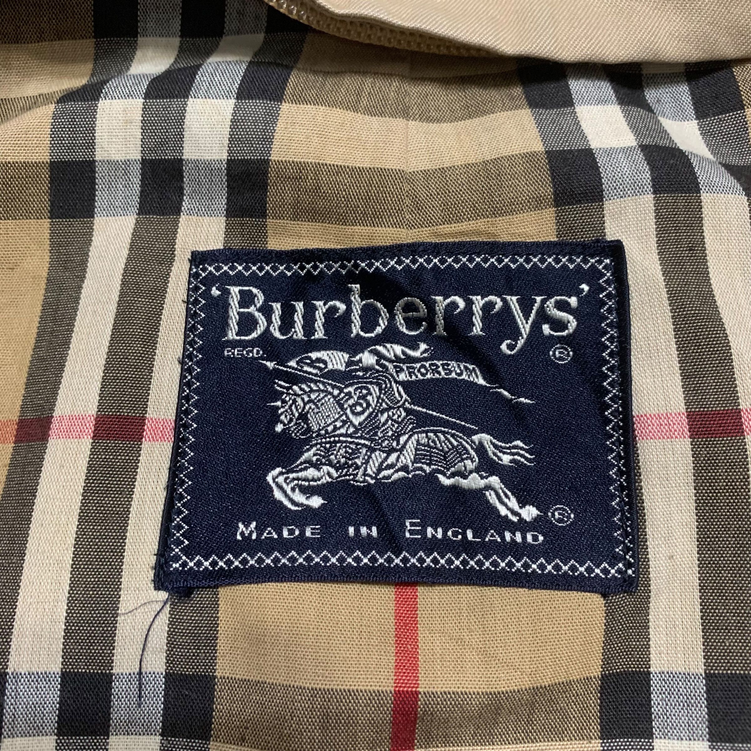 Burberry Vintage 80s Burberrys Nova Check Overcoat Size US M / EU 48-50 / 2 - 6 Thumbnail