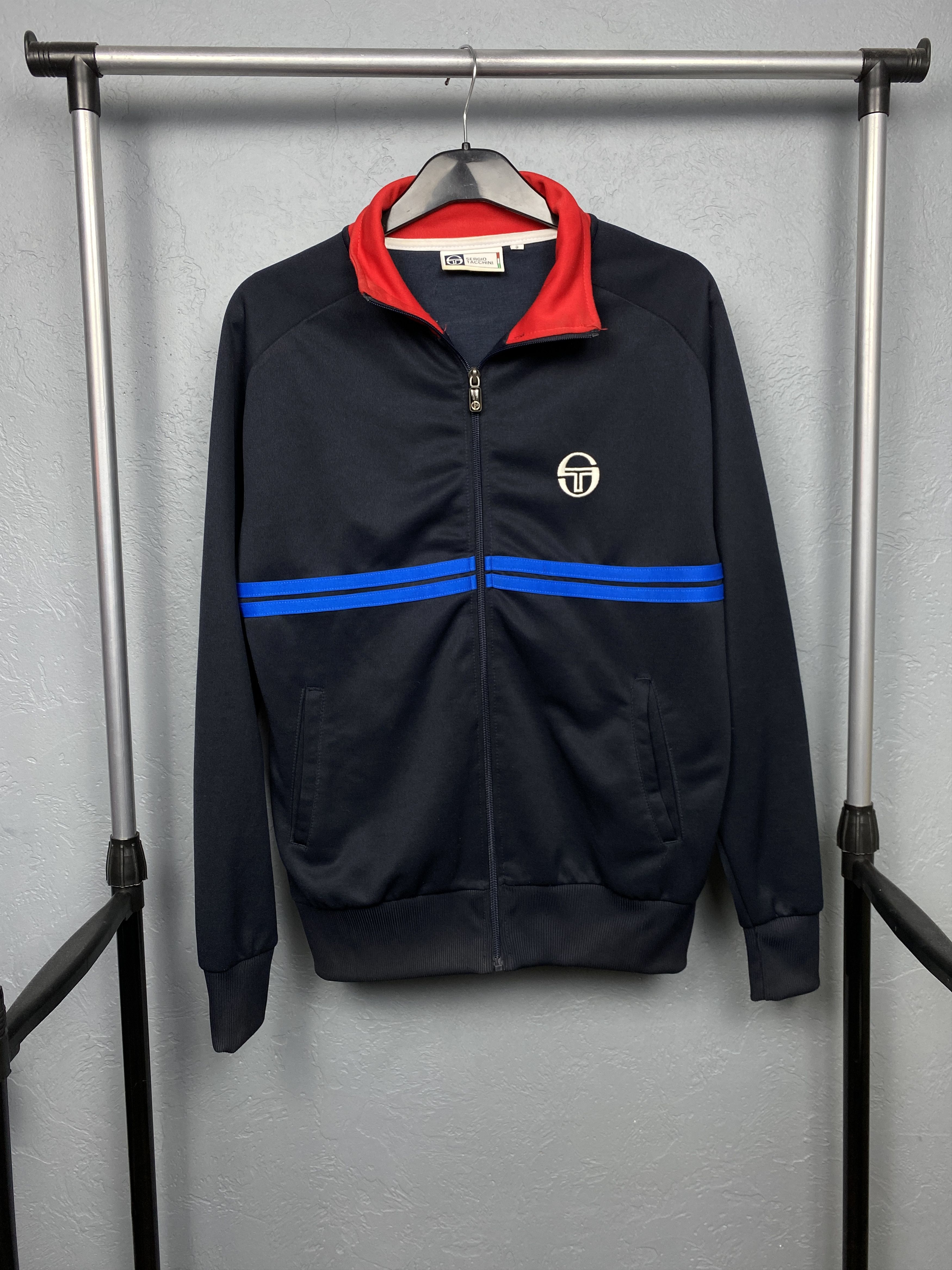 Sergio Tacchini Sergio Tacchini Vintage Mens Casual Track Top Jacket Size US S / EU 44-46 / 1 - 1 Thumbnail