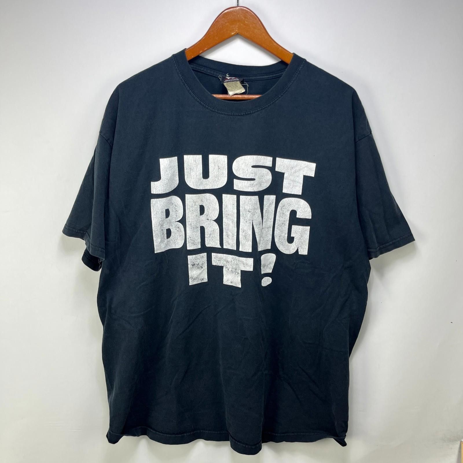 Designer Vintage The Rock Just Bring it Wrestling WWF T Shirt 2XL Size ONE SIZE - 1 Thumbnail