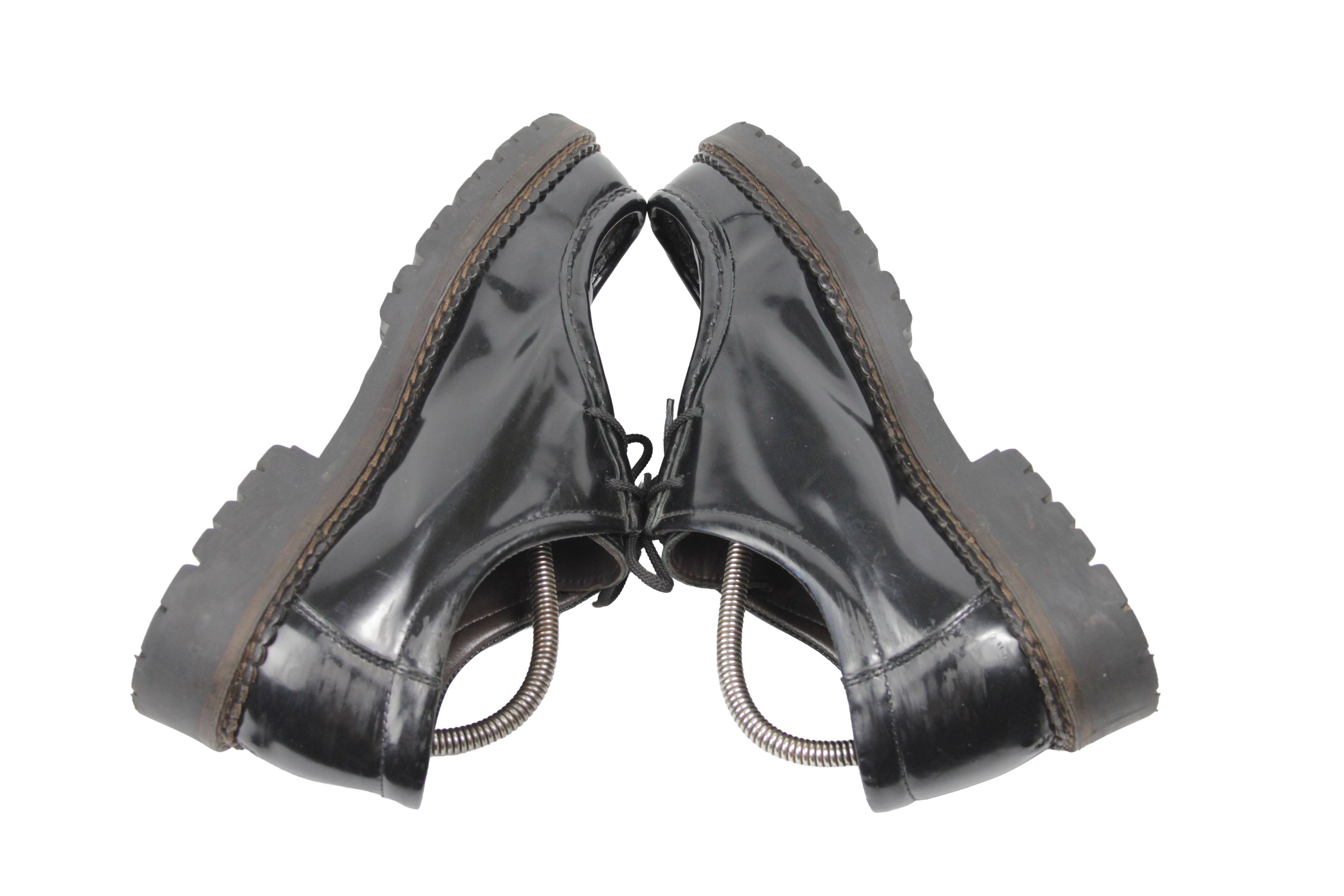 Japanese Brand Maze L1710 Patent Lug Sole Hand Made Derby Size US 8 / EU 41 - 8 Thumbnail