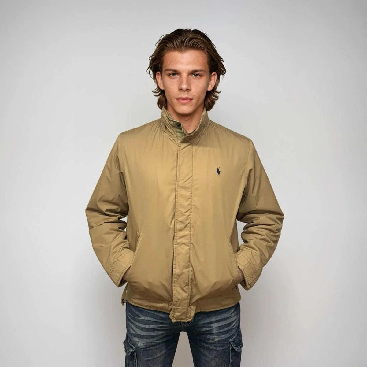 Polo Ralph Lauren Vintage Polo Ralph Lauren Beige Jacket Size US L / EU 52-54 / 3 - 22 Thumbnail