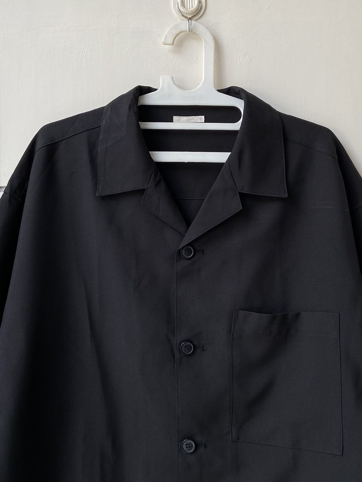 GU GU Black Boxy Oversize Shirt Size US XL / EU 56 / 4 - 3 Thumbnail