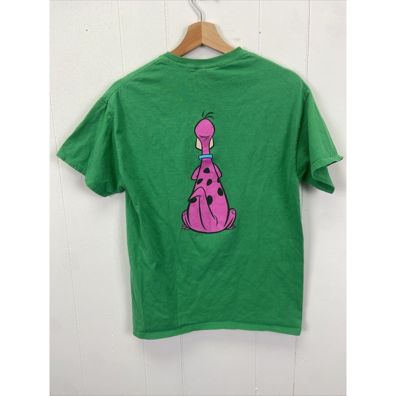 The Unbranded Brand The Flinstones Dino Y2K Green Print T-Shirt Size Medium Size US M / EU 48-50 / 2 - 4 Thumbnail
