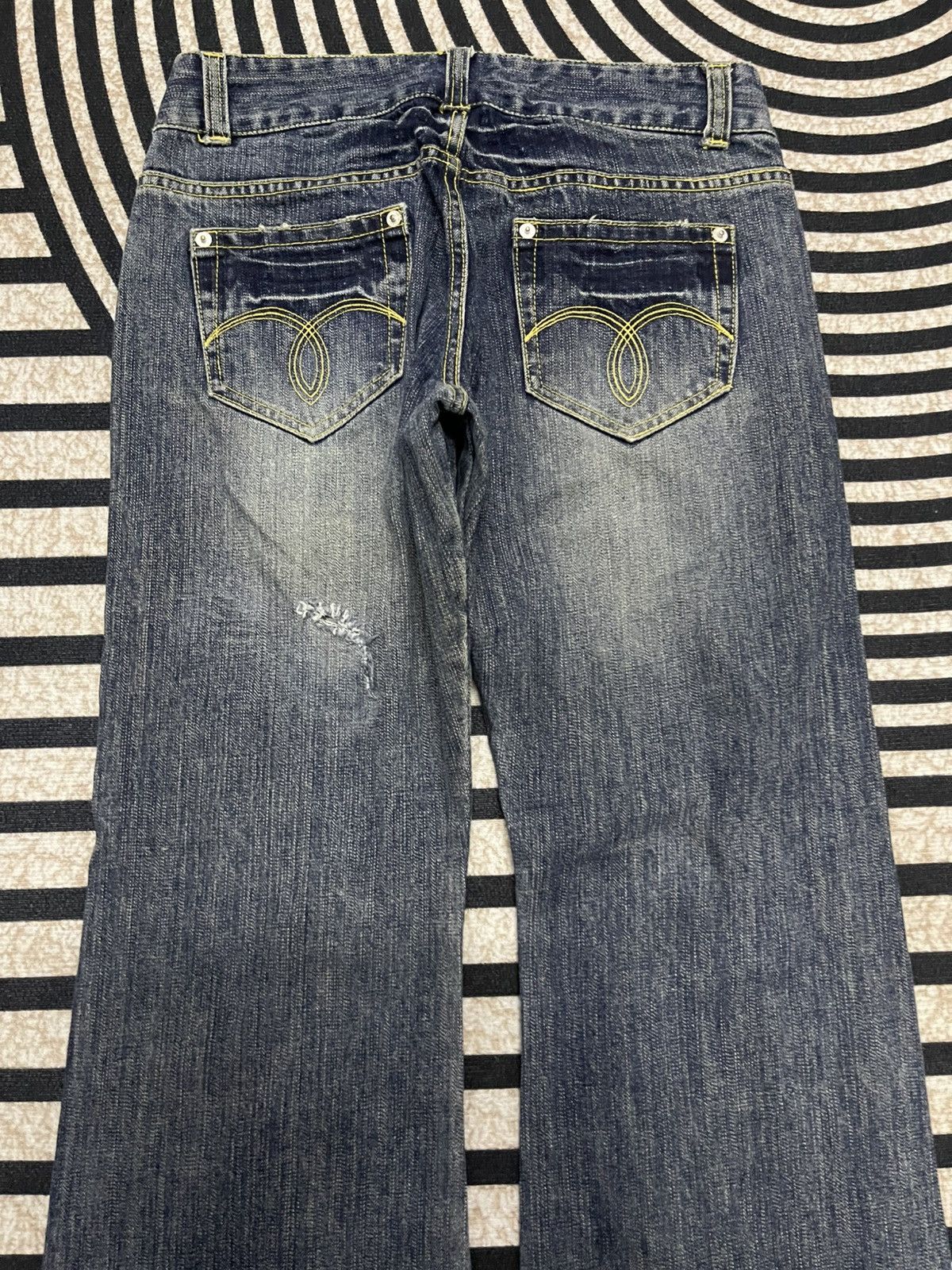 Japanese Brand 2000s LINK IT ALL FLARE JEANS IFSIXWASNINE STYLE Size US 29 - 13 Thumbnail