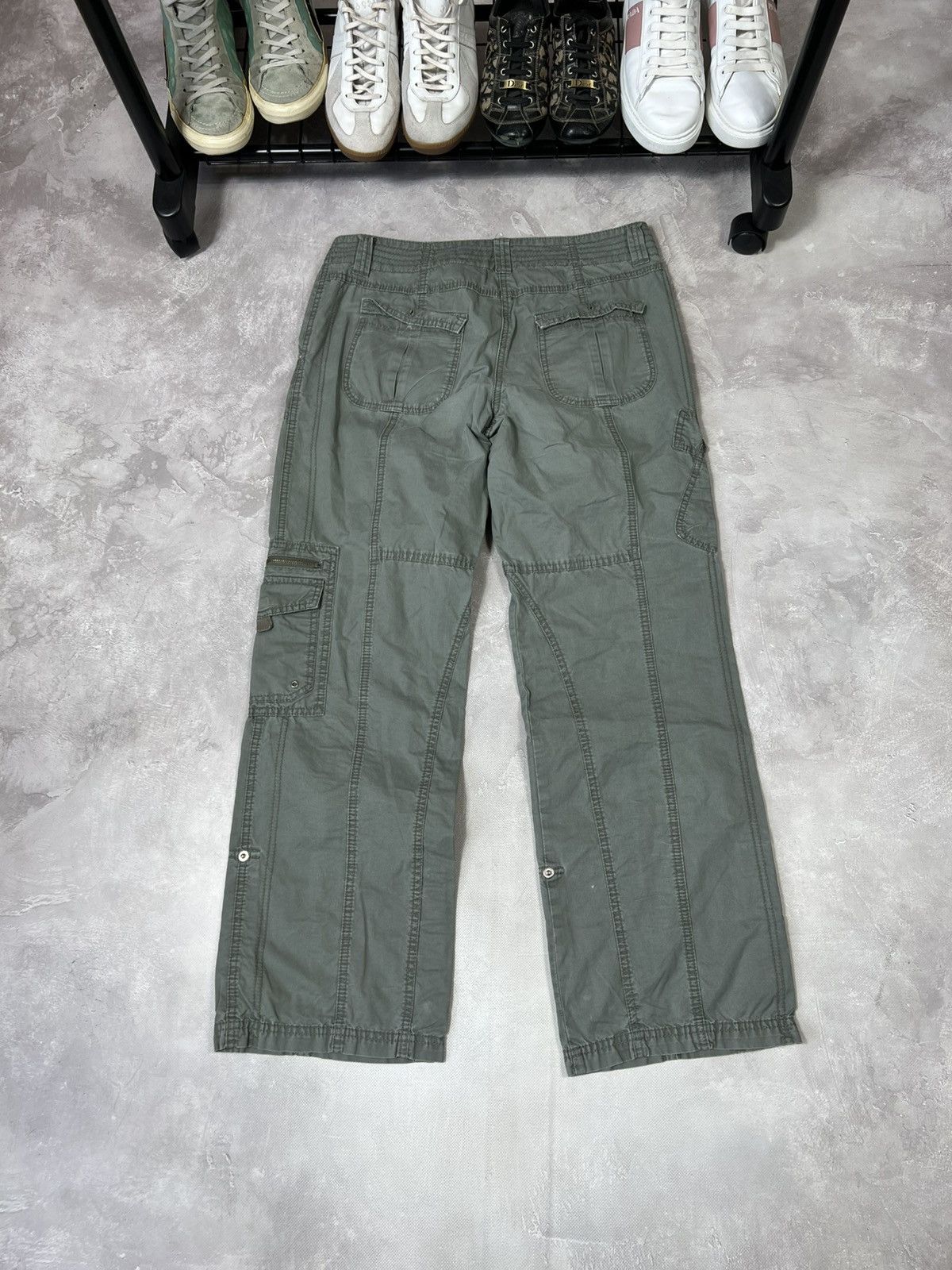 Other Vintage Baggy Parachute Y2k Junya Watanabe Style Fade Pants Size 40" / US 18 - 10 Thumbnail