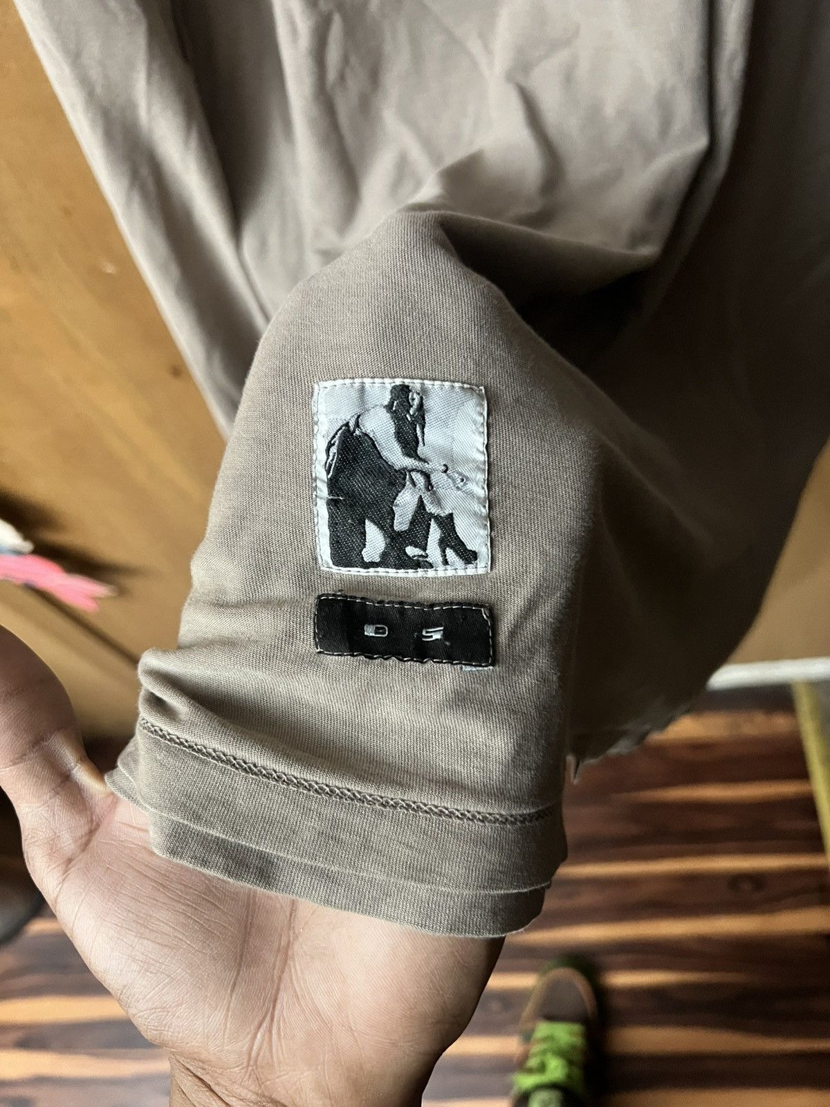 Rick Owens × Rick Owens Drkshdw Rick Owens Double Long Sleeve T-Shirt Size US M / EU 48-50 / 2 - 2 Thumbnail