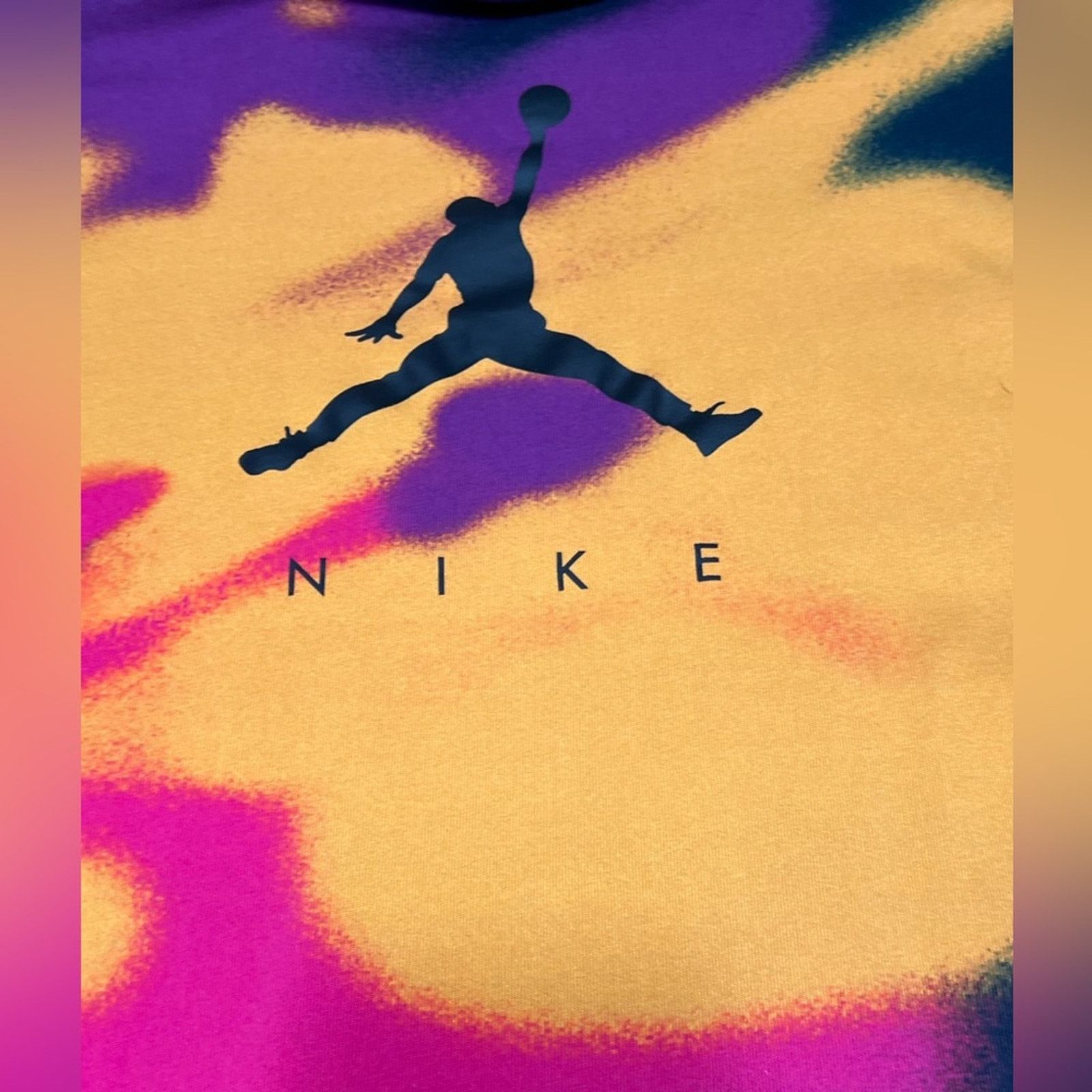 Jordan Brand Nike Jordan Flight MVP 85 Orange Purple Pink Tee- Shirt Size US L / EU 52-54 / 3 - 9 Thumbnail