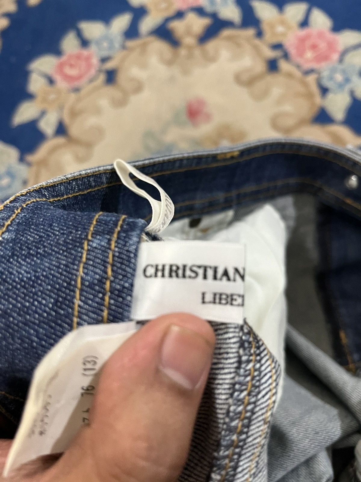 Vintage Vintage Christian Aujard Flare Bootcut Thight Ass Denim Size US 34 / EU 50 - 8 Thumbnail