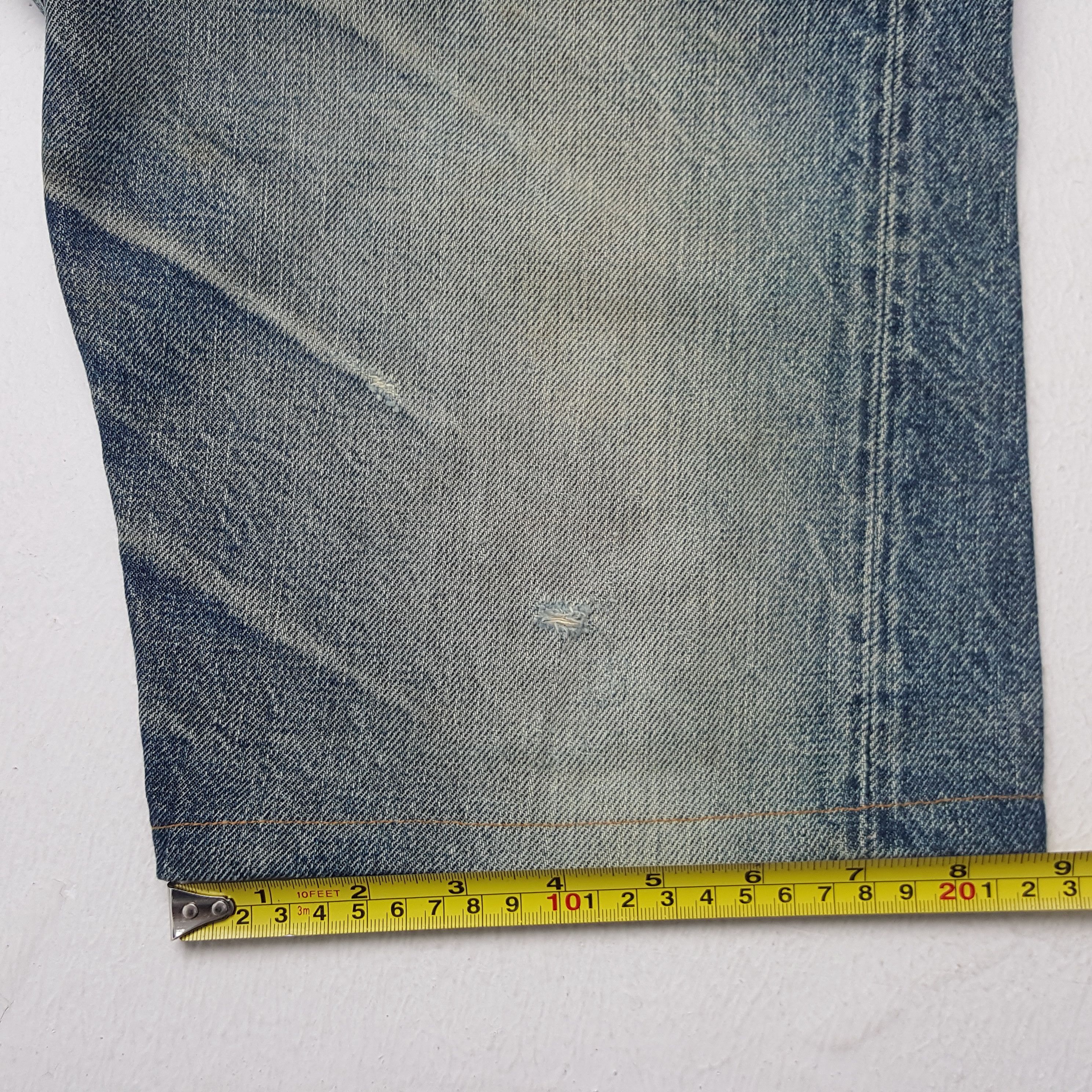 Evisu × Japanese Brand × Vintage Vintage Evisu Japanese Brand Daicock Custom Art Short Jeans Size US 30 / EU 46 - 9 Thumbnail