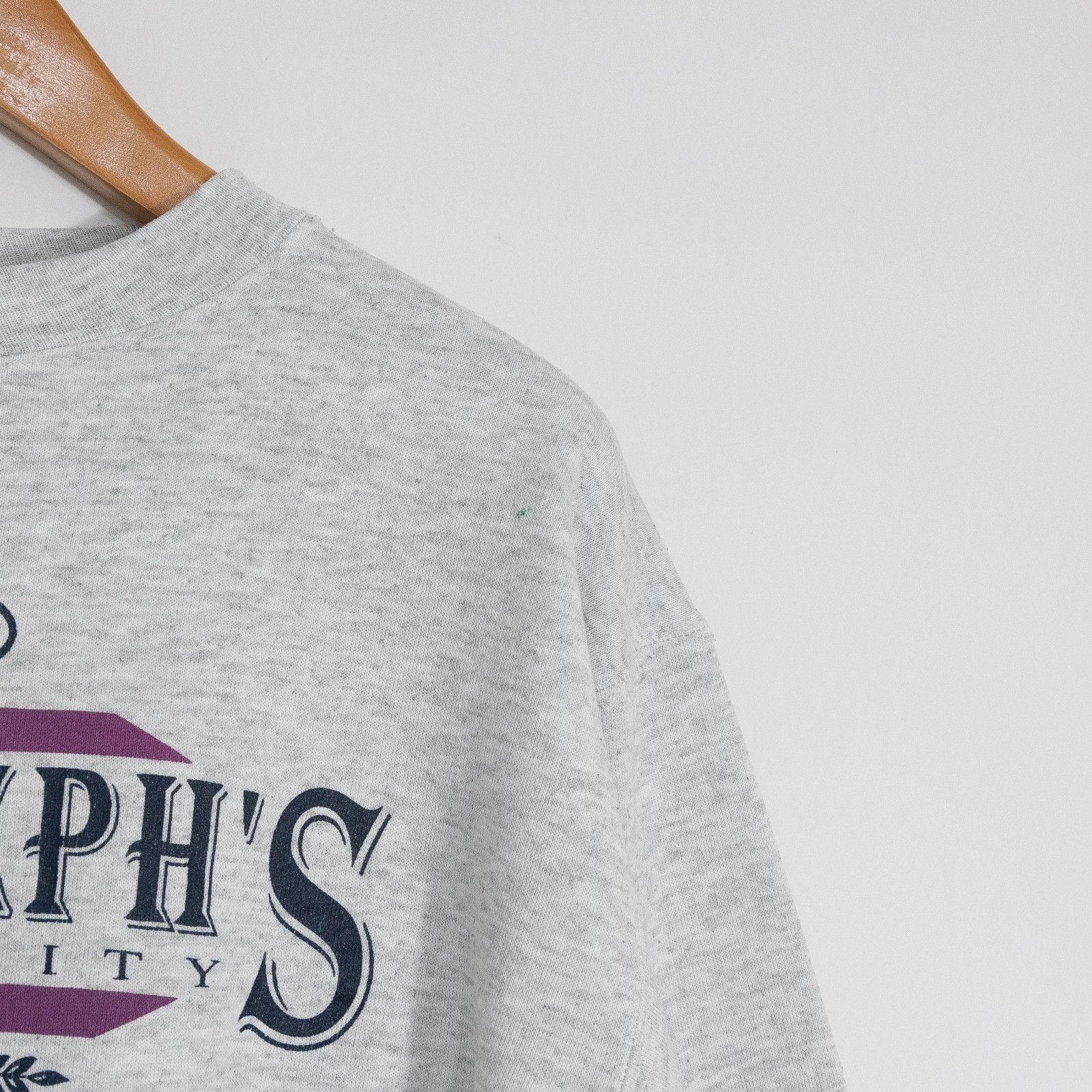 Vintage Vintage 90s St Josephs University Sweatshirt Mens Large Size US L / EU 52-54 / 3 - 7 Thumbnail