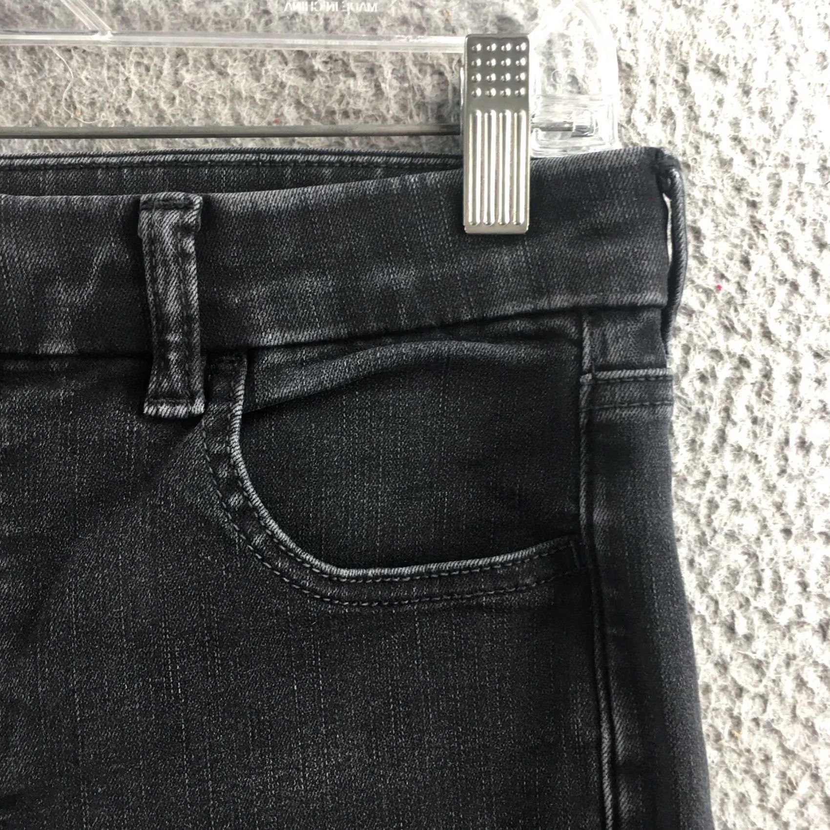 American Eagle Outfitters American Eagle Outfitters Skinny Jeans Womens 10 Black High Rise Distressed-Style 30x26 XS? Size 32" / US 10 / IT 46 - 4 Thumbnail