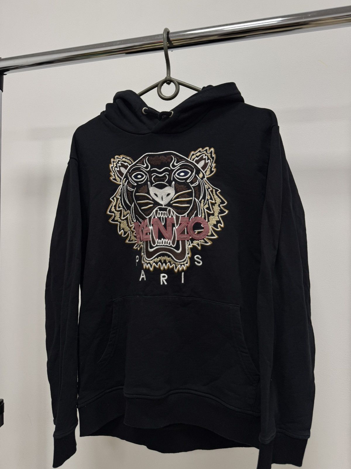 Kenzo Kenzo Paris Tiger Black Hoodie Embroidered Logo Men’s M Size Size US M / EU 48-50 / 2 - 3 Thumbnail