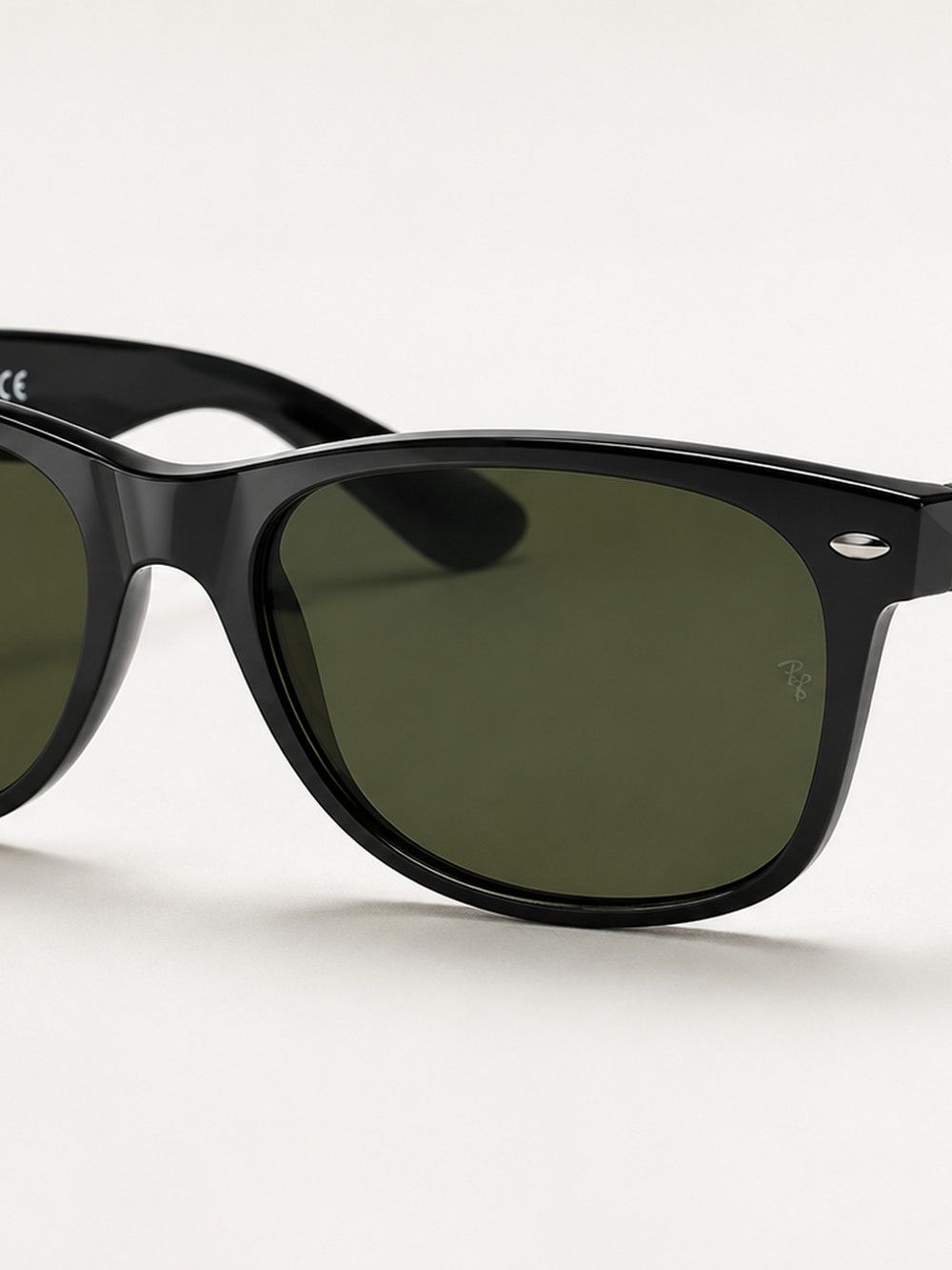 RayBan Ray-Ban RB2140 Wayfarer Sunglasses Black/Green Size ONE SIZE - 2 Thumbnail