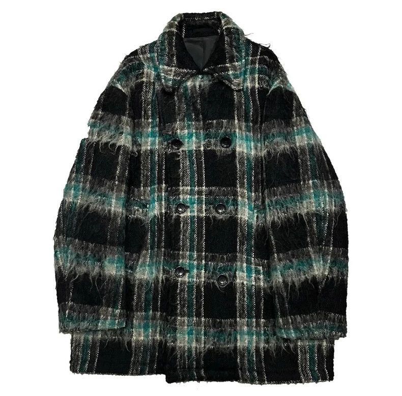 Yohji Yamamoto yohji yamamoto | 1990s plaid double-breasted coat-2505 Size US L / EU 52-54 / 3 - 5 Thumbnail