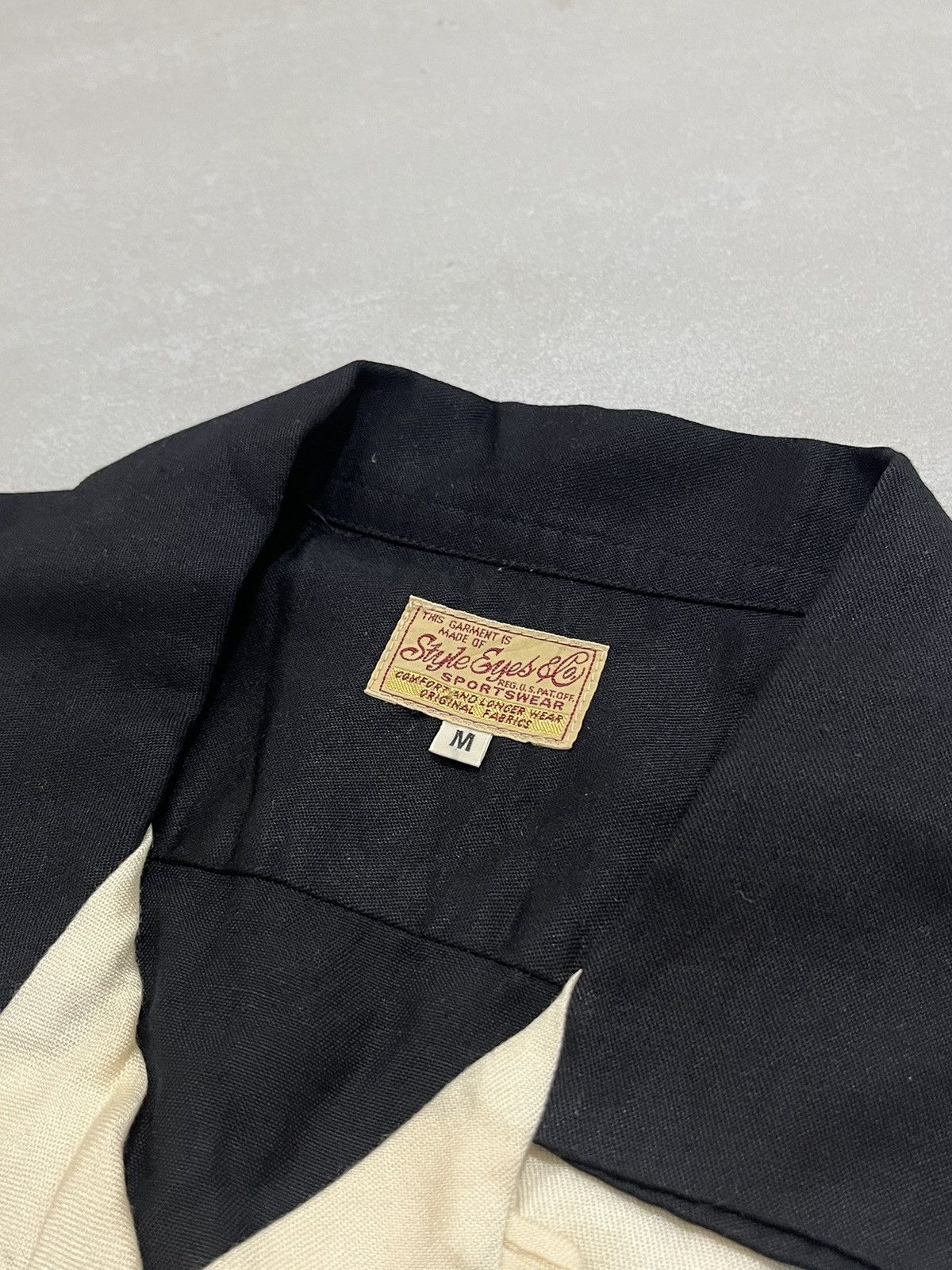 Toyo Enterprises Style eyes & co sportswear rayon bowling shirt two tone Size US M / EU 48-50 / 2 - 7 Thumbnail