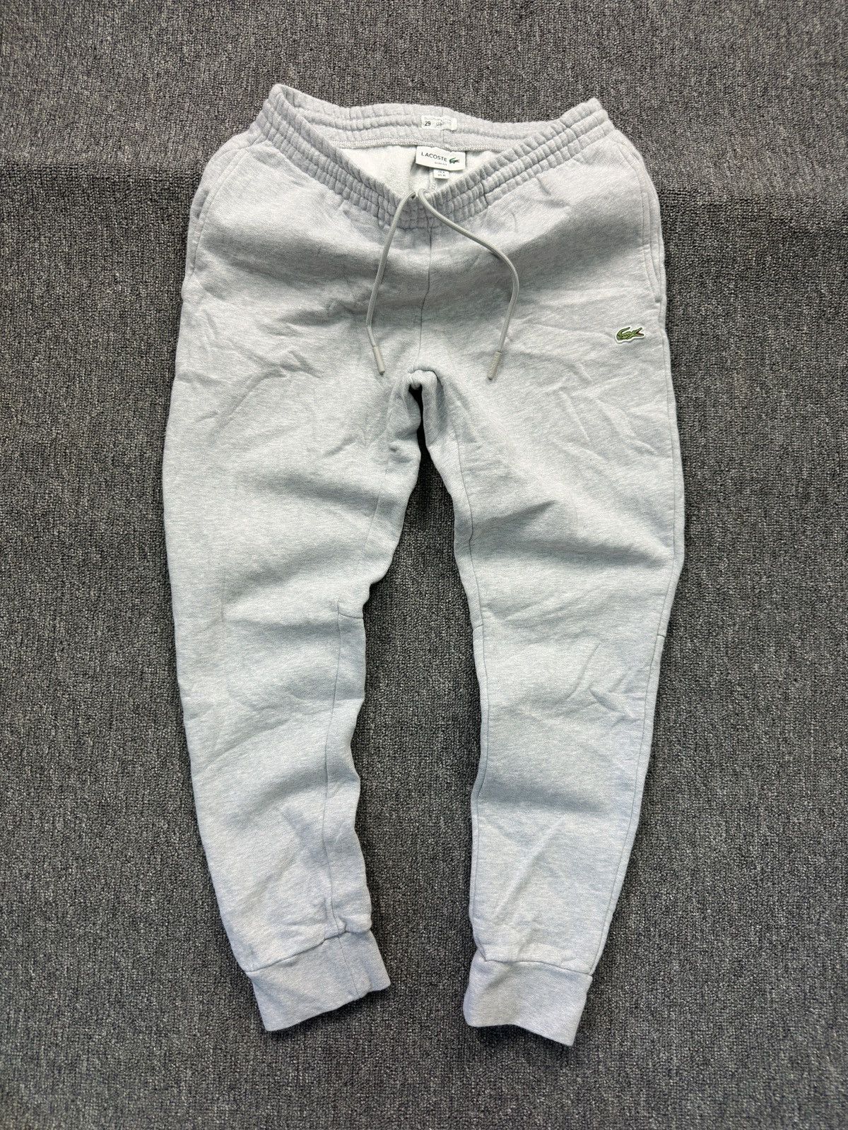 Lacoste Lacoste Gray Cotton Sweatpants Jogger Size M Size US 32 / EU 48 - 1 Thumbnail
