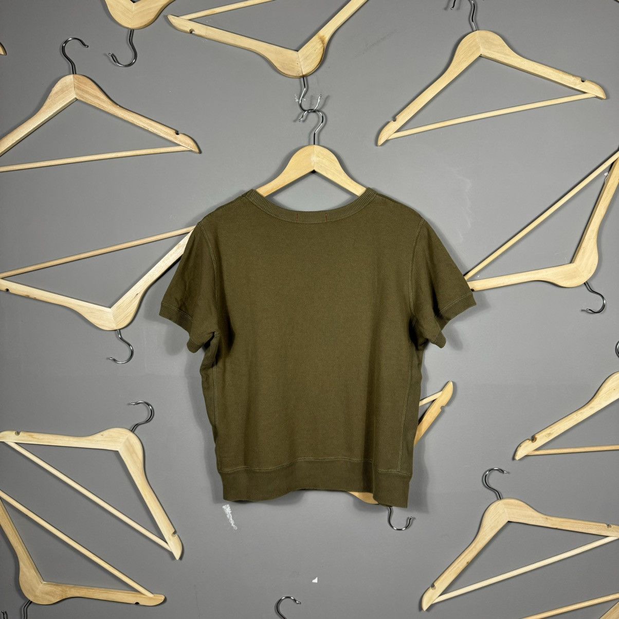 Uniqlo Ines de la Fressange Paris X Uniqlo Olive Casual T-Shirt Size L / US 10 / IT 46 - 2 Thumbnail