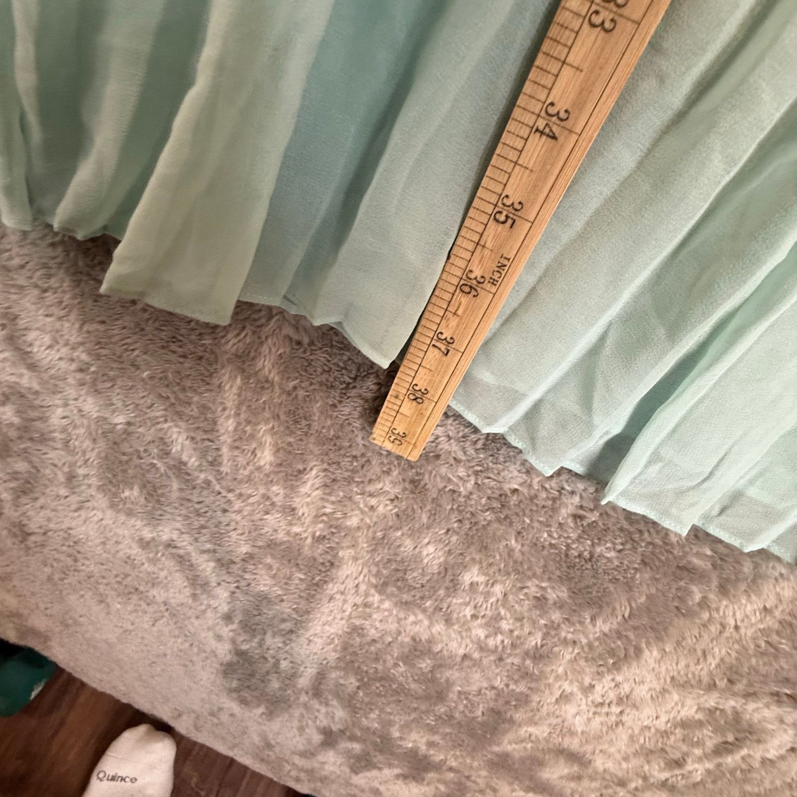 Victoria's Secret Victoria's Secret Mint Green Pleated Maxi Skirt 2 XS Size 26" / US 2 / IT 38 - 7 Thumbnail