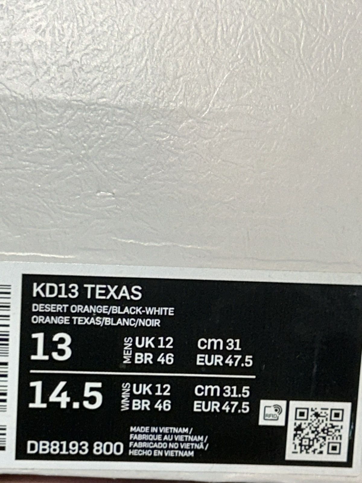 Nike Nike KD 13 Texas Size US 13 / EU 46 - 9 Thumbnail
