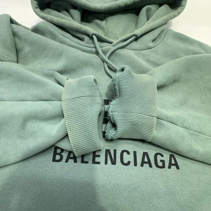 Balenciaga Balenciaga Balenciaga Printed Hooded Sweatshirt for Men -2 Size US L / EU 52-54 / 3 - 4 Thumbnail