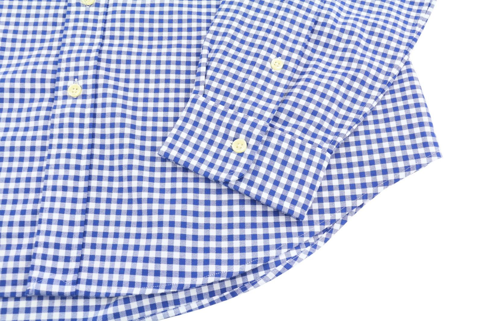 Ralph Lauren CORE REPLEN XL Blue Check Button-Down Neck Casual 87007 Size US XL / EU 56 / 4 - 5 Thumbnail