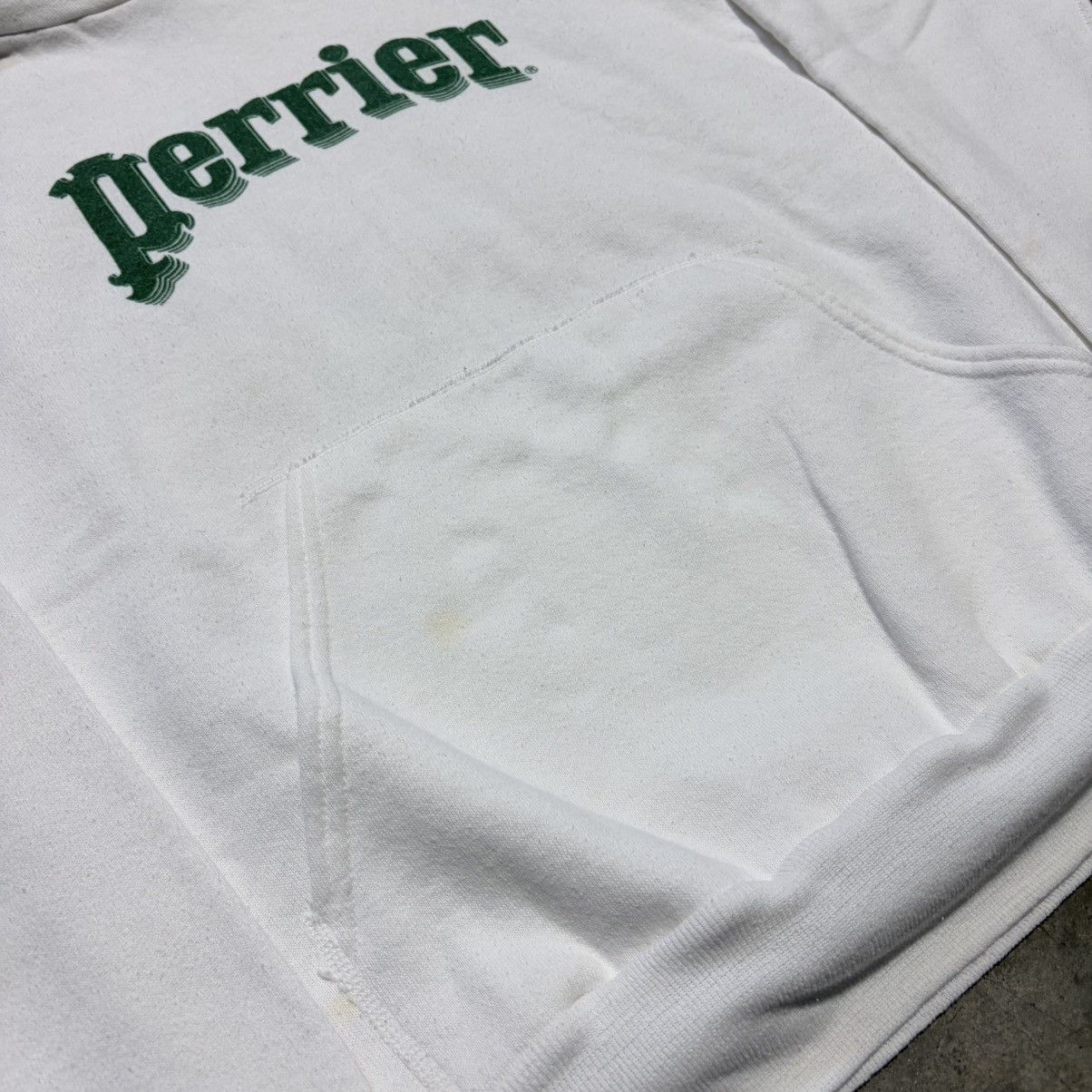 Vintage Vintage 80s Hoodie Sweatshirt Perrier Water Promo French USA Size US M / EU 48-50 / 2 - 7 Thumbnail