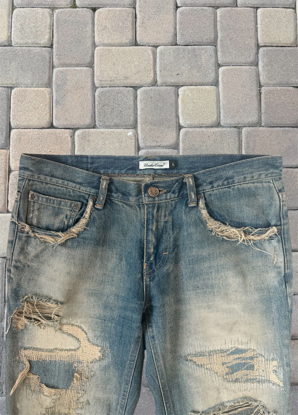 Undercover Undercover “68” Red Yarn Denim Size US 28 / EU 44 - 5 Thumbnail
