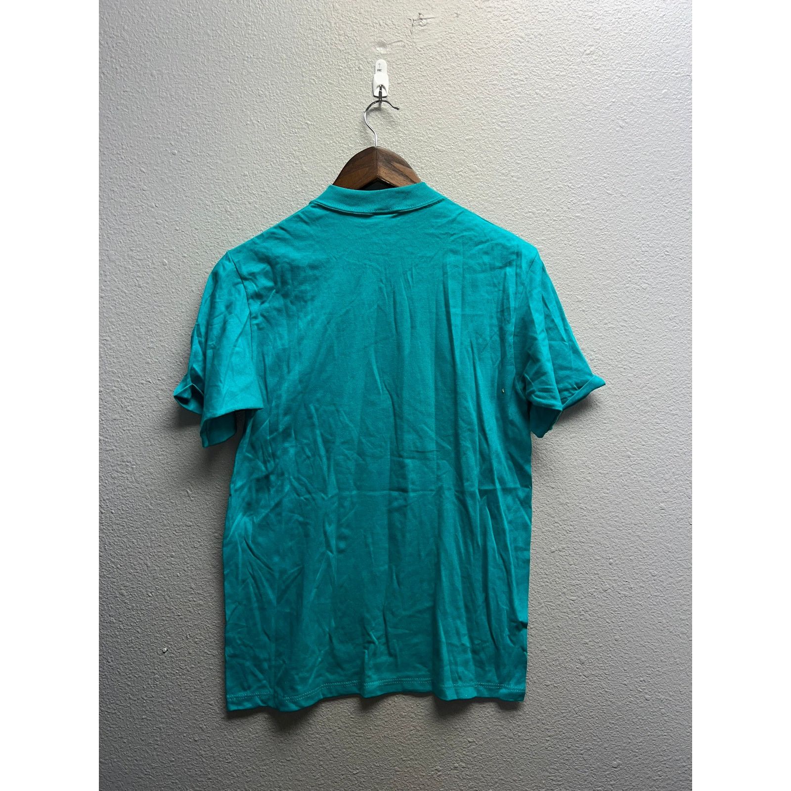 Jerzees 90s Vintage Jerzees Teal Green Blank Shirt 50/50 VTG 1990s M Size US M / EU 48-50 / 2 - 8 Thumbnail