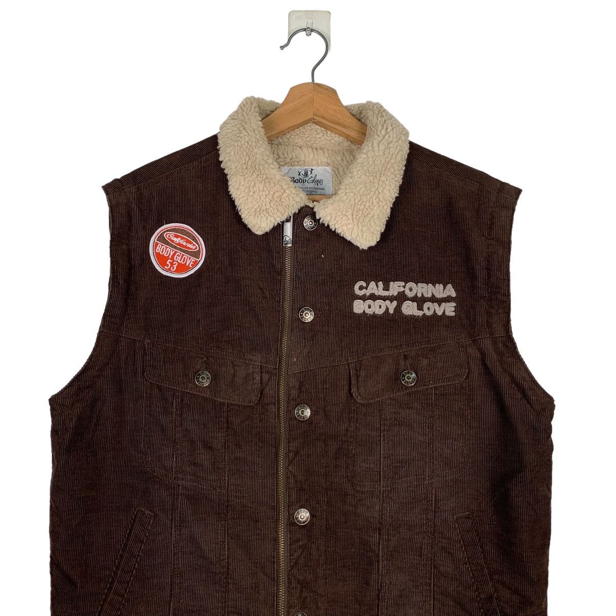 Body Glove Body Glove Surf Style Sherpa Corduroy Vest #0842-C38 Size US L / EU 52-54 / 3 - 4 Thumbnail