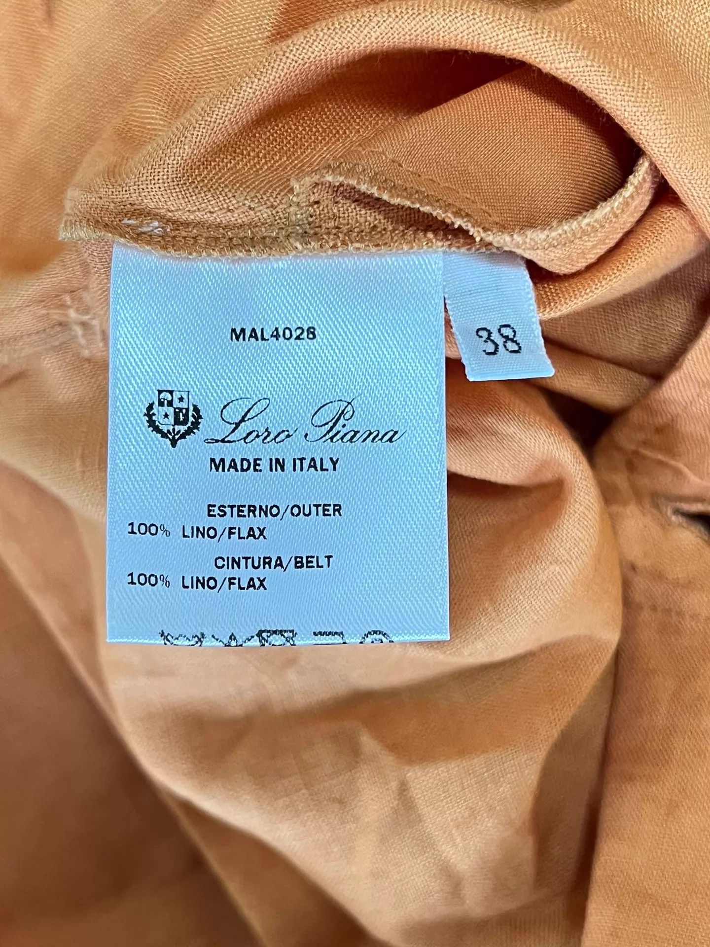 Loro Piana Loro Piana Linen Long Dress 38, Collar, Matching Belt Size XS / US 0-2 / IT 36-38 - 7 Thumbnail
