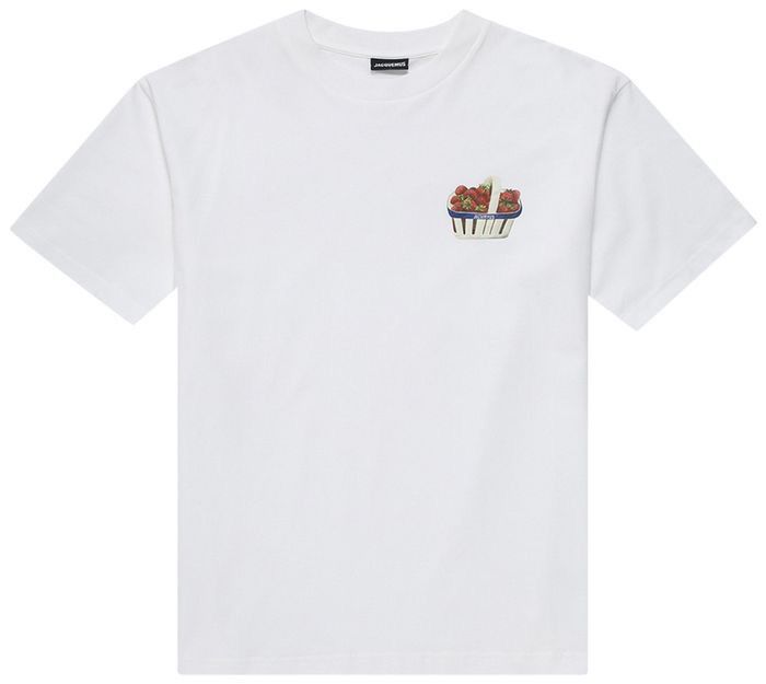 Jacquemus Jacquemus Le T-Shirt Fraises Printed Tee Size XS / US 0-2 / IT 36-38 - 1 Thumbnail