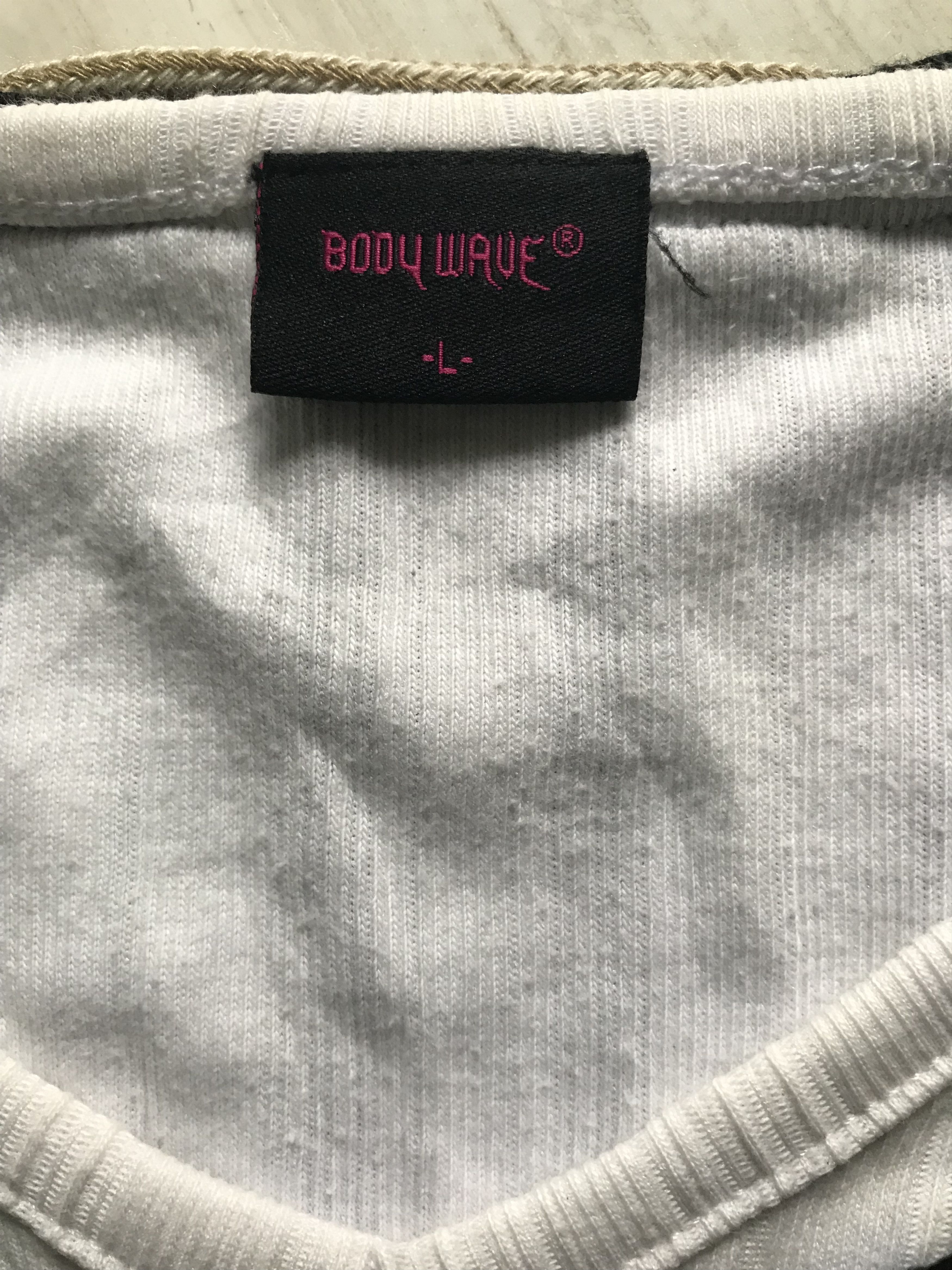 Japanese Brand Body Wave Longsleeve Y2k Size US L / EU 52-54 / 3 - 3 Thumbnail
