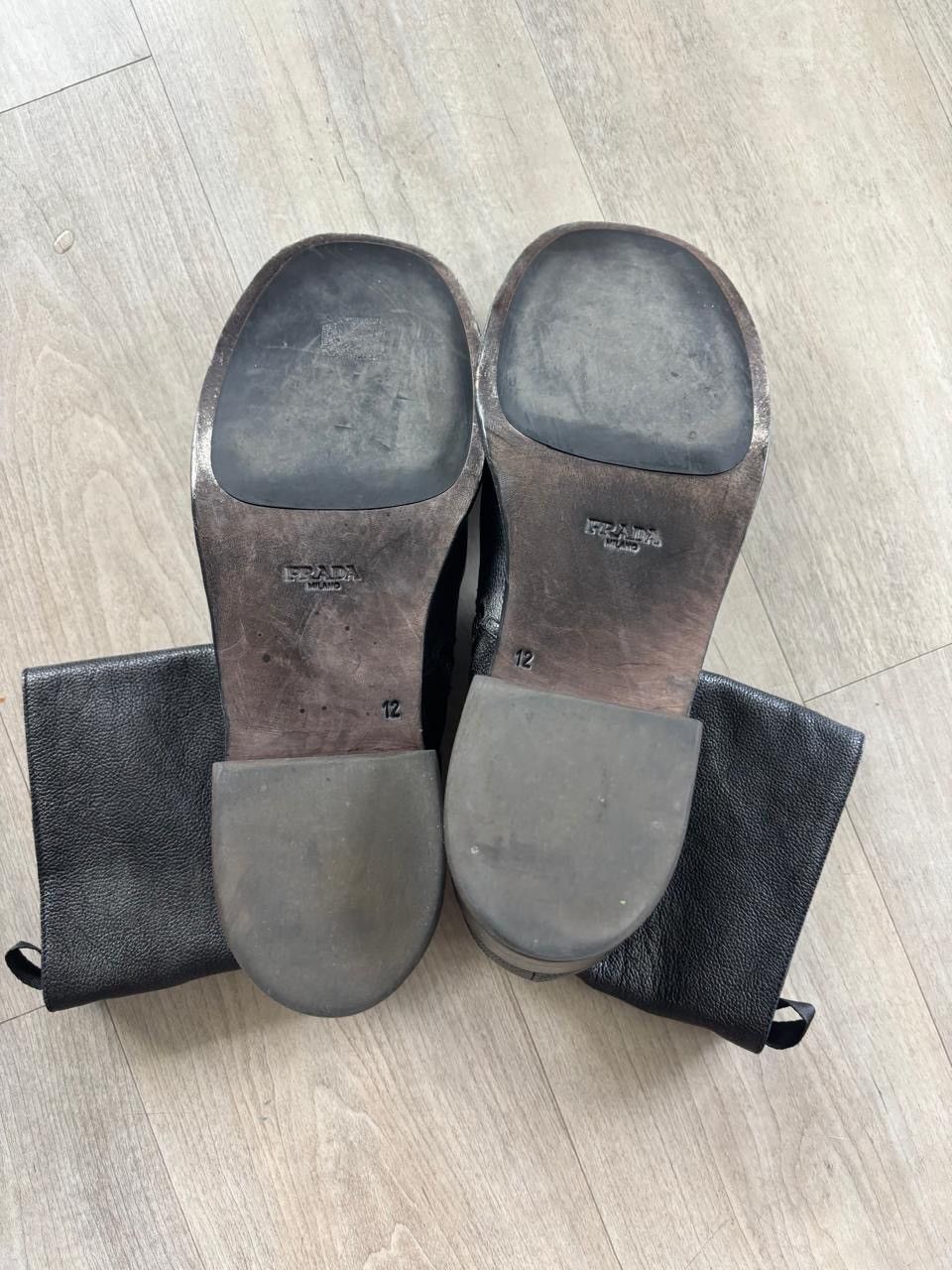 Prada Prada Leather Boots Size US 13 / EU 46 - 7 Thumbnail