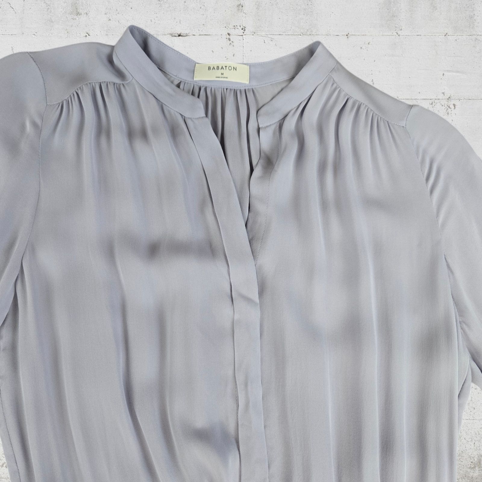 Aritzia Aritzia Babaton Bennett Silk Mini Dress Lilac Size Medium Size M / US 6-8 / IT 42-44 - 5 Thumbnail