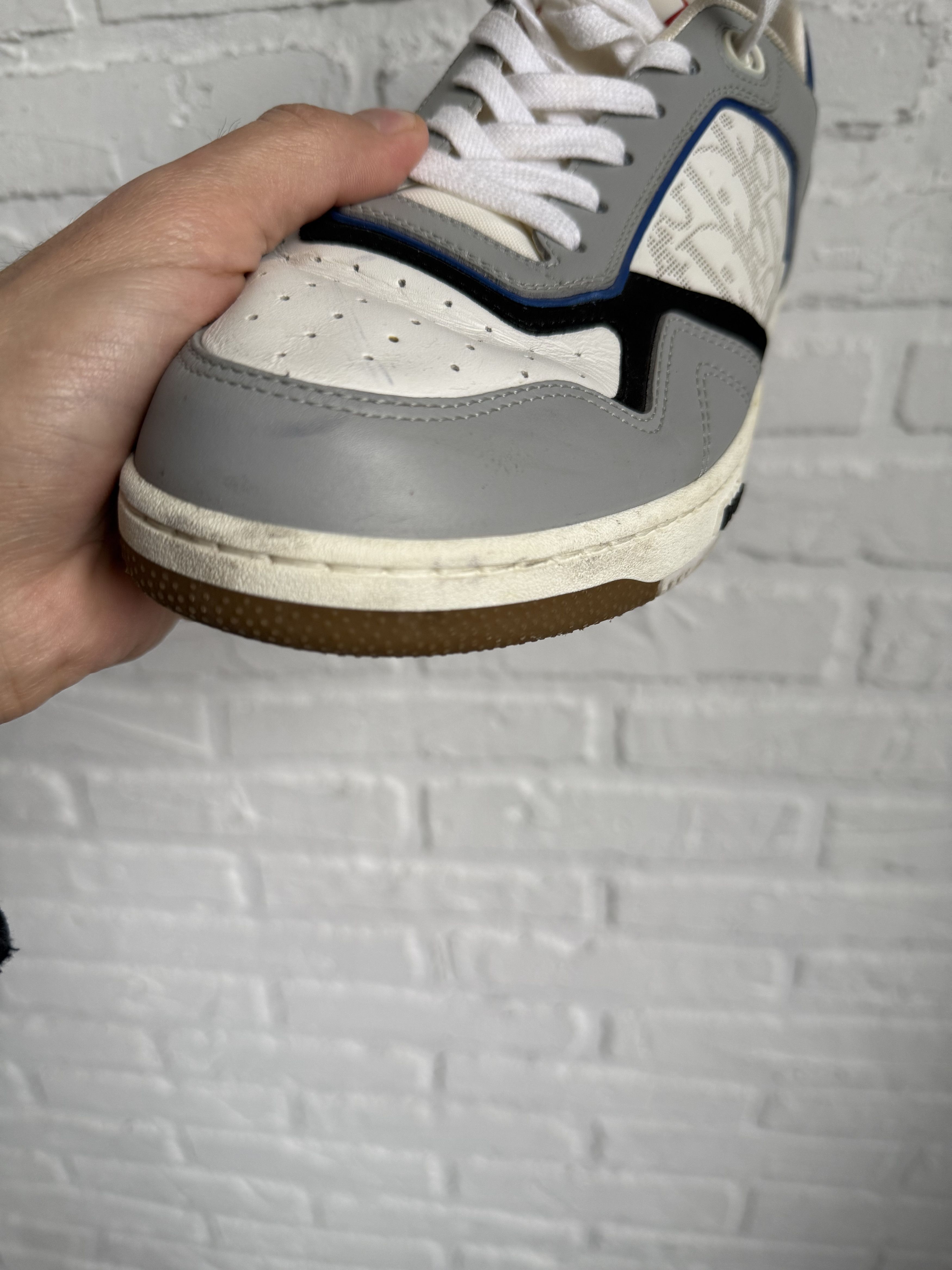 Dior Dior B27 white gray low sneakers Size US 11 / EU 44 - 16 Thumbnail