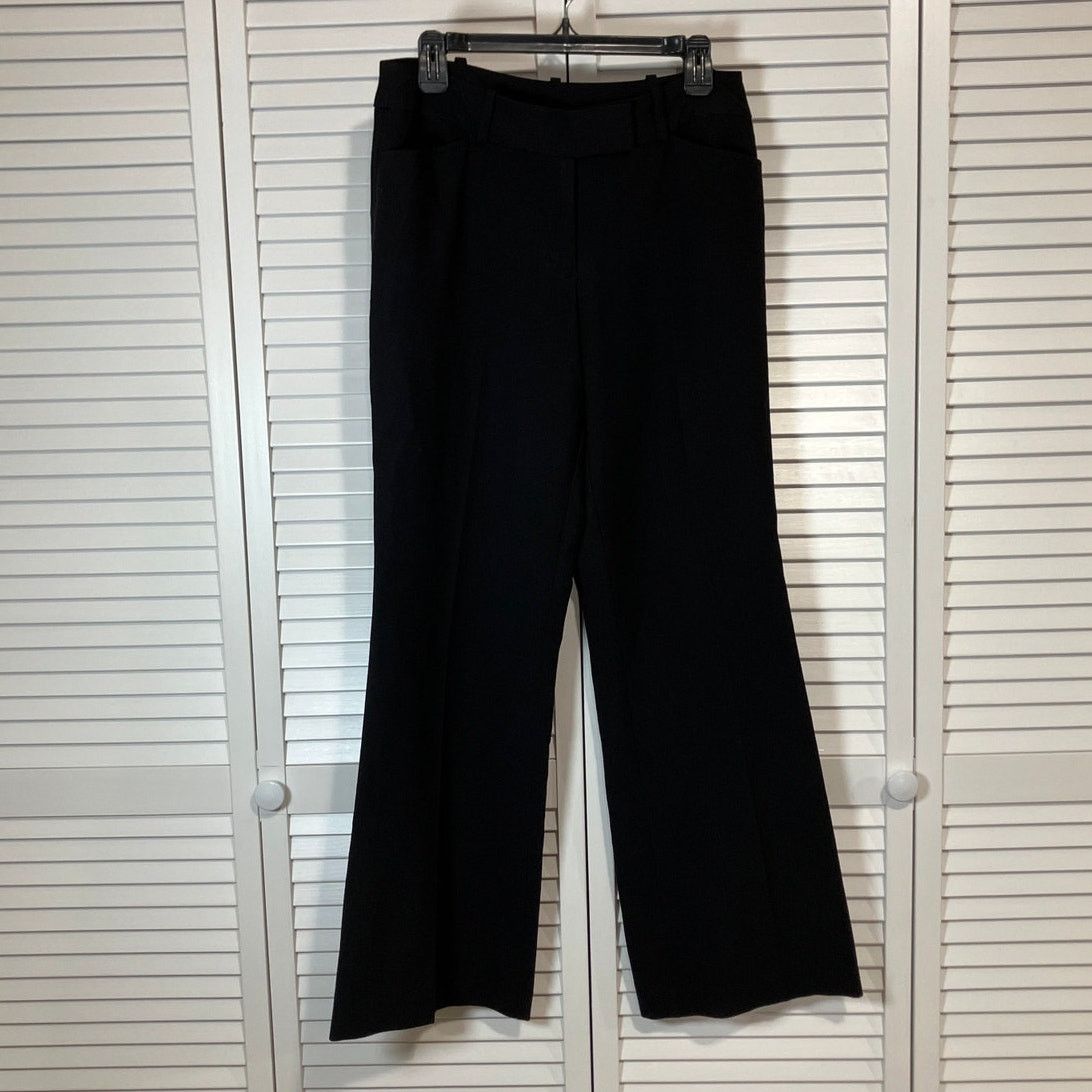 George George Black Y2K Mid Rise Curvy Fit Trousers Tall 10 Size 32" / US 10 / IT 46 - 1 Thumbnail