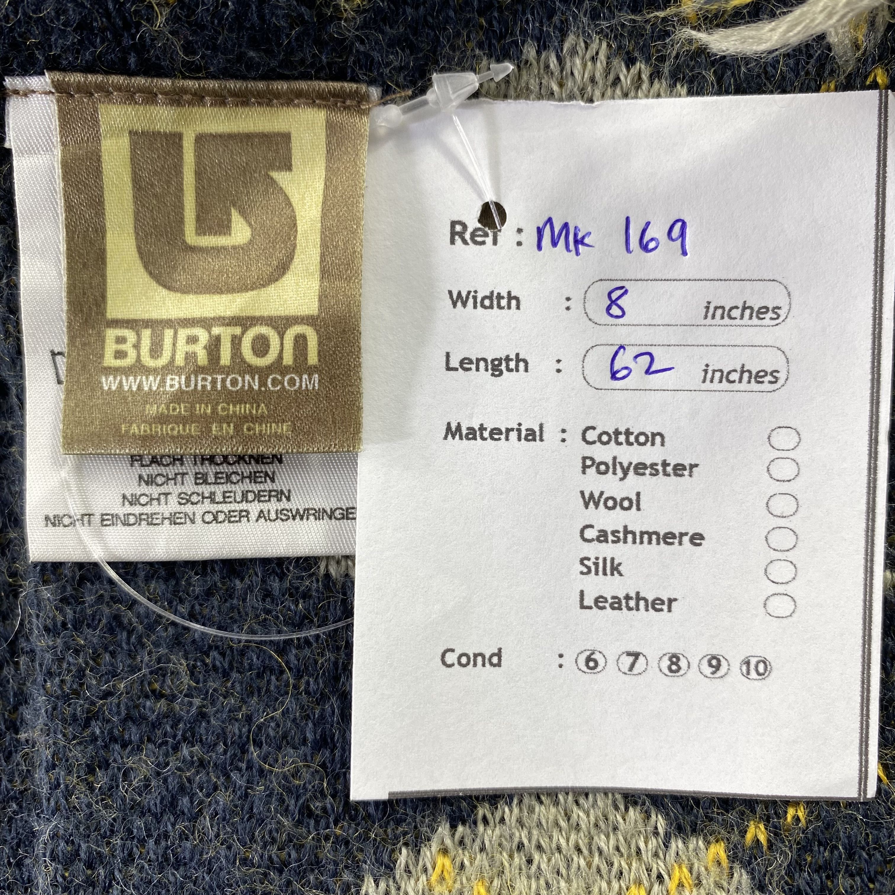 Burton Burton Scarf / Muffler / Neckwear Size ONE SIZE - 9 Thumbnail