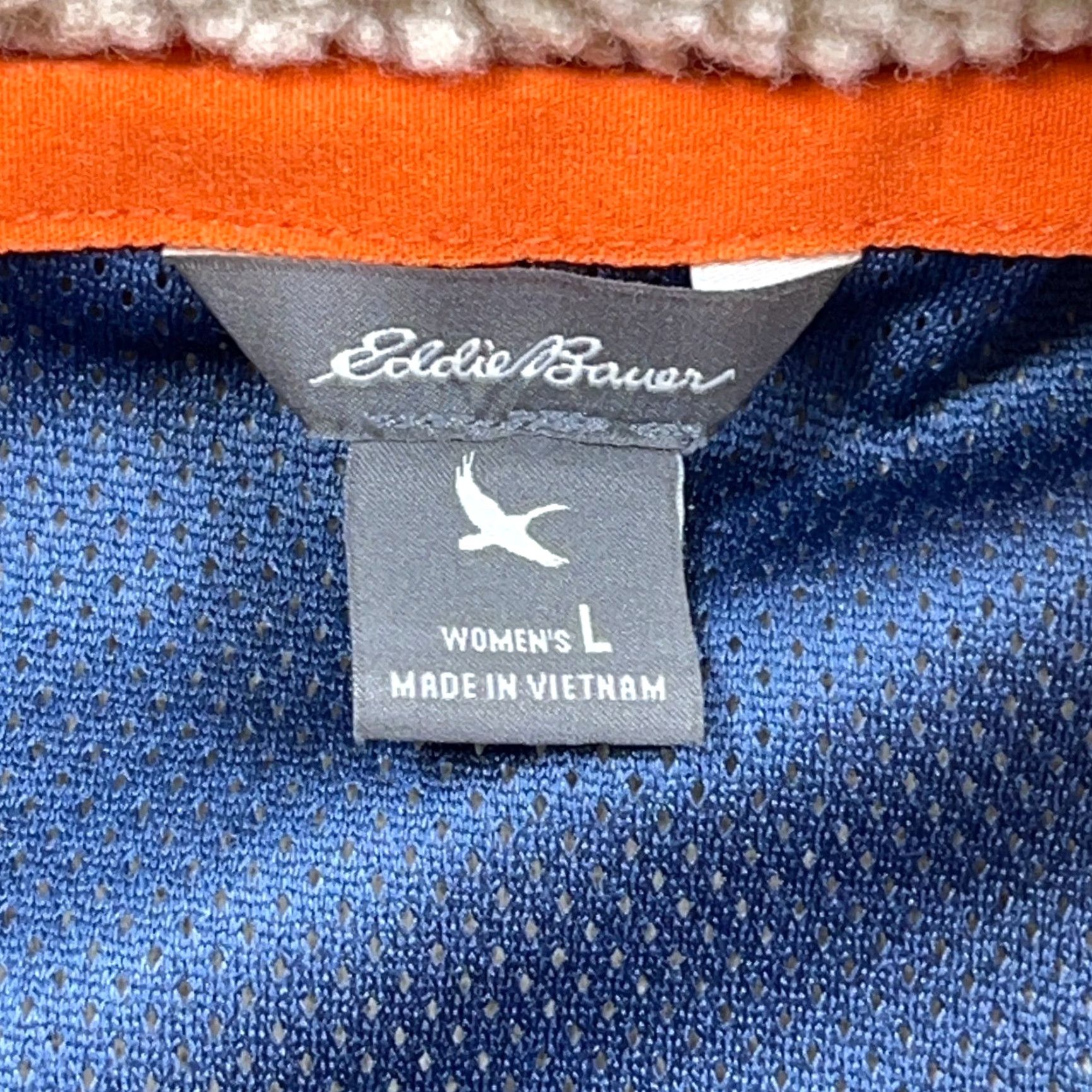 Eddie Bauer Eddie Bauer Vest Women L Beige Fleece Zipper Full Zip Embroidered Logo Tank Sleeveless Casual Seasonal Classic Outdoor Modern Size L / US 10 / IT 46 - 4 Thumbnail