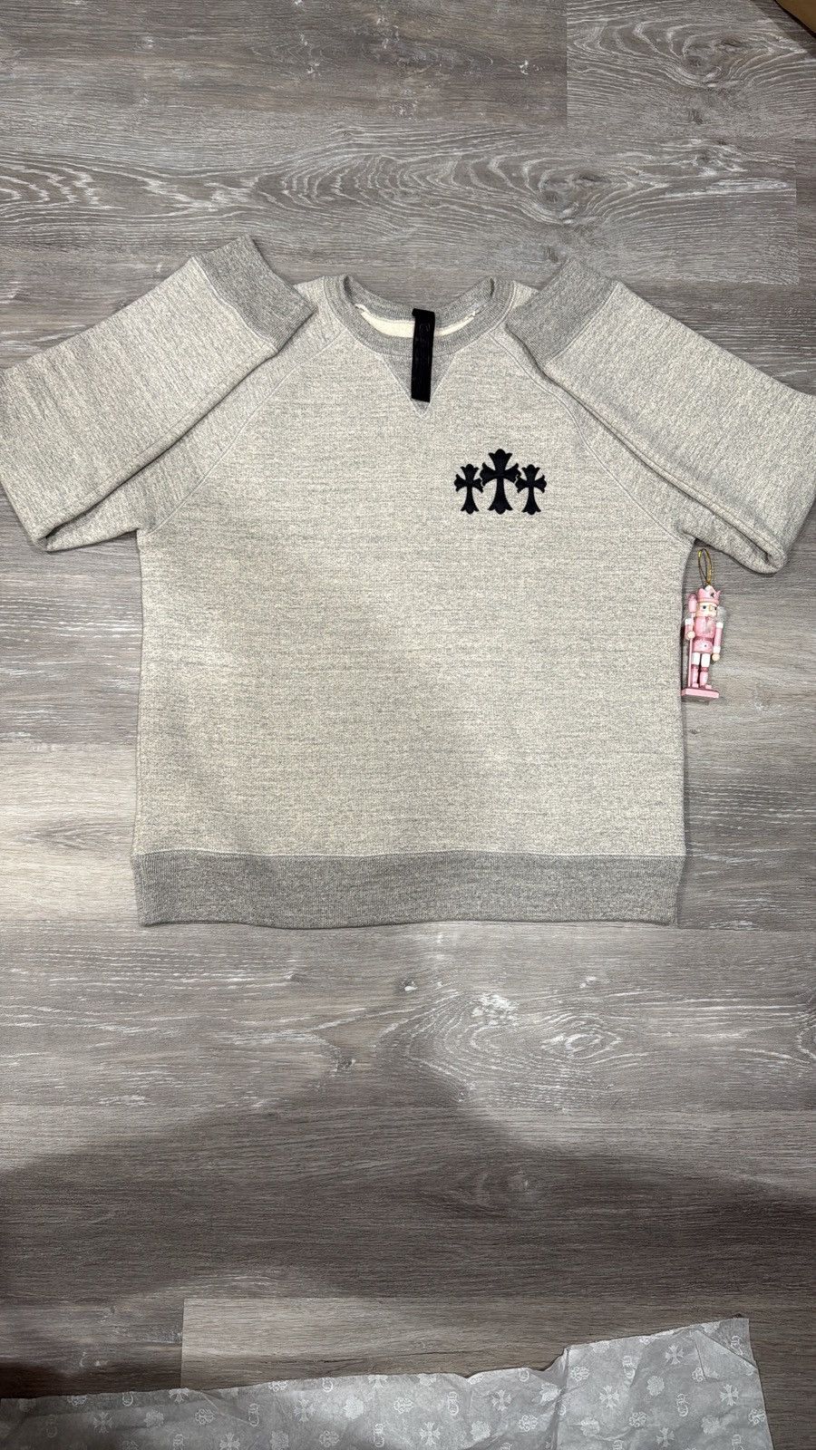 Chrome Hearts Chrome Hearts Triple Cross Patch Crewneck Size US L / EU 52-54 / 3 - 1 Thumbnail