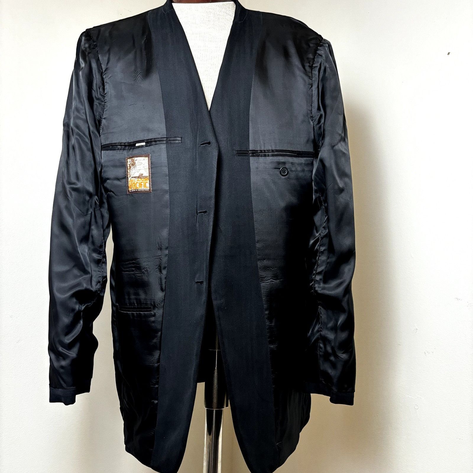 Nordstrom Island Pacific John Nordstrom 44L Navy Sport Coat Blazer Pur Size 44L - 5 Thumbnail