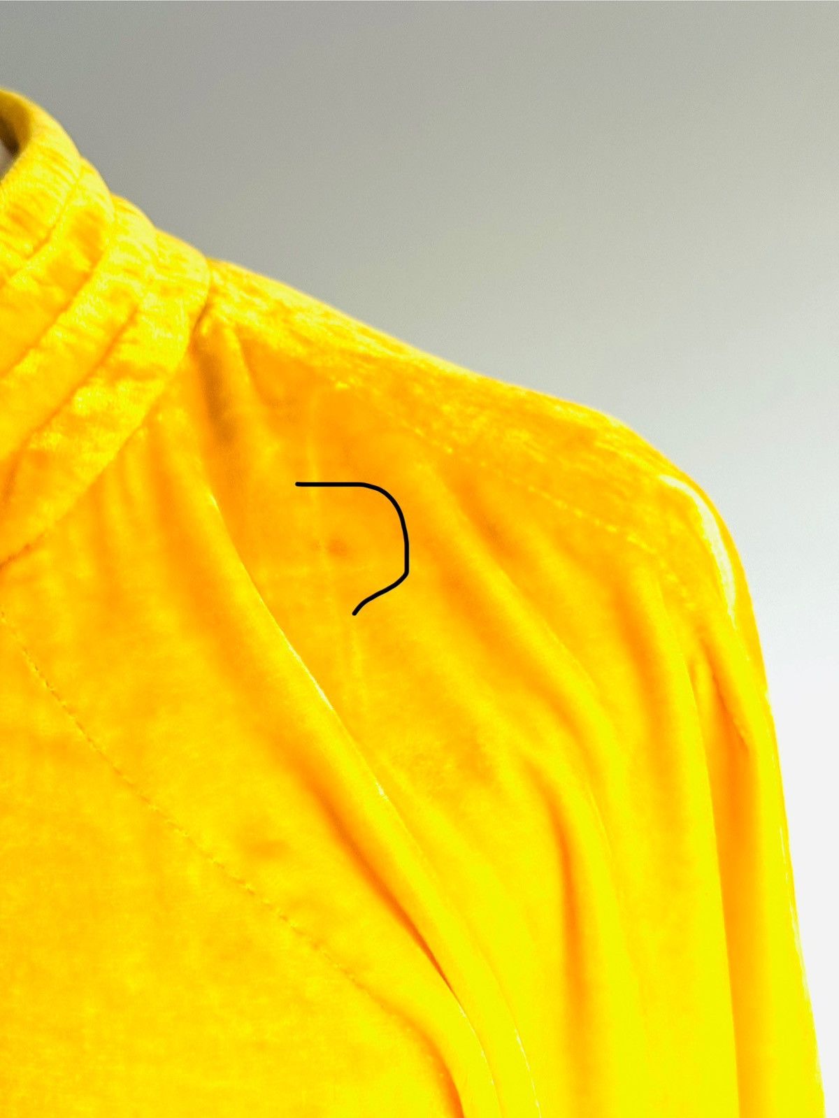 Sonia Rykiel S/S 08 Sonia Rykiel marigold yellow velvet bomber jacket 38 Size S / US 4 / IT 40 - 6 Thumbnail