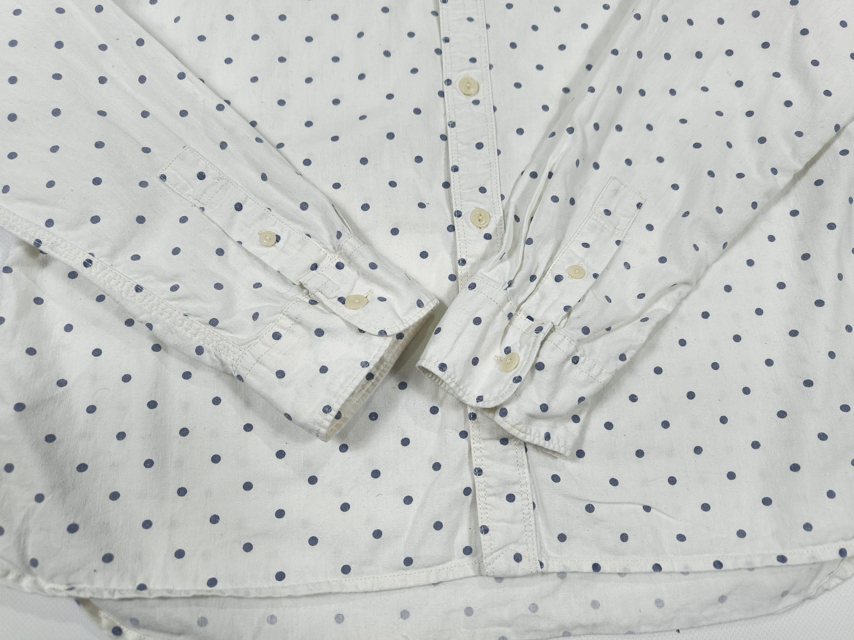 Allsaints AllSaints Coolidge Polka Dot Cotton Shirt Size M Size US M / EU 48-50 / 2 - 7 Thumbnail