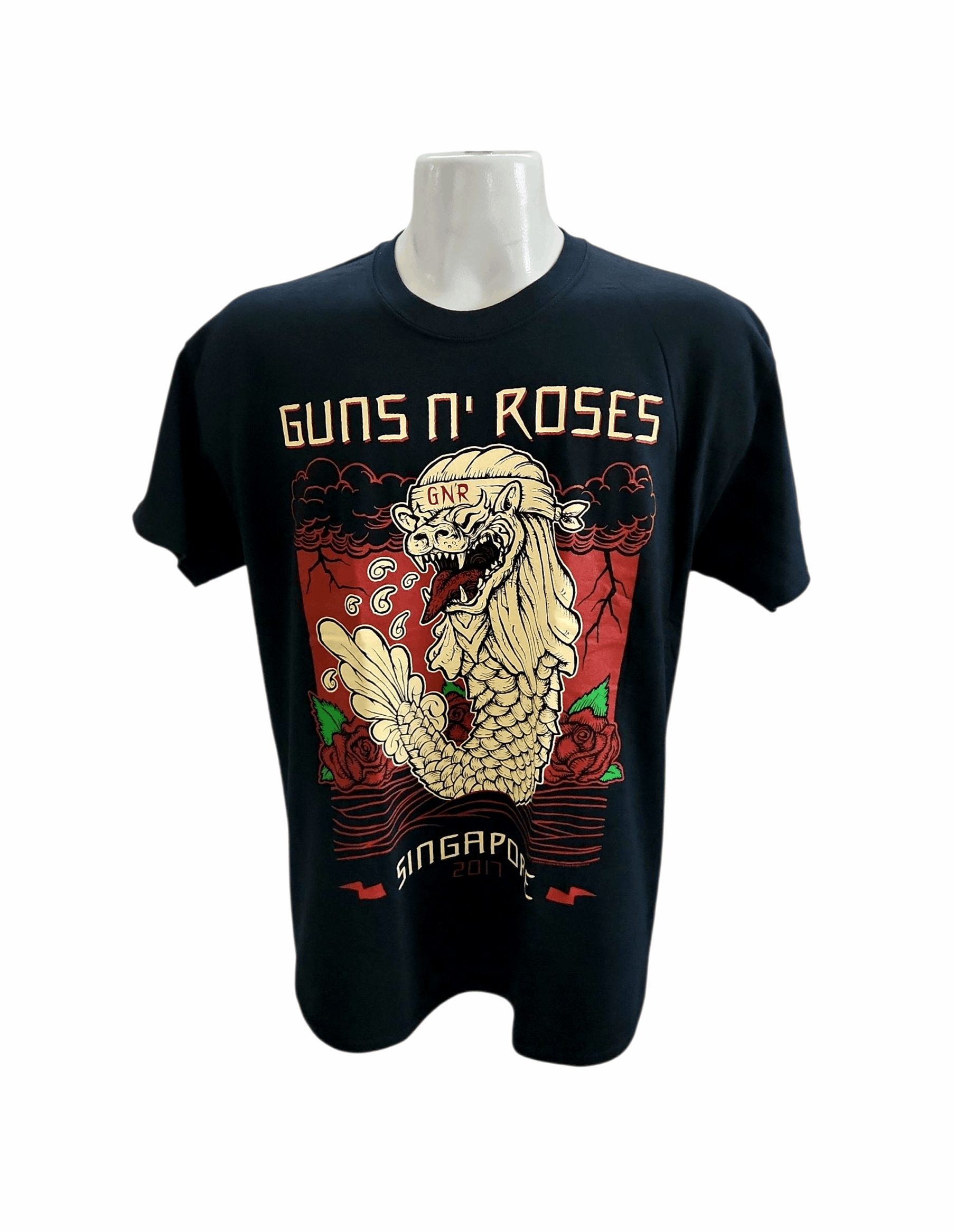 Band Tees Guns N Roses Not In This Lifetime 2017 Singapore SZ Large Size US L / EU 52-54 / 3 - 1 Thumbnail