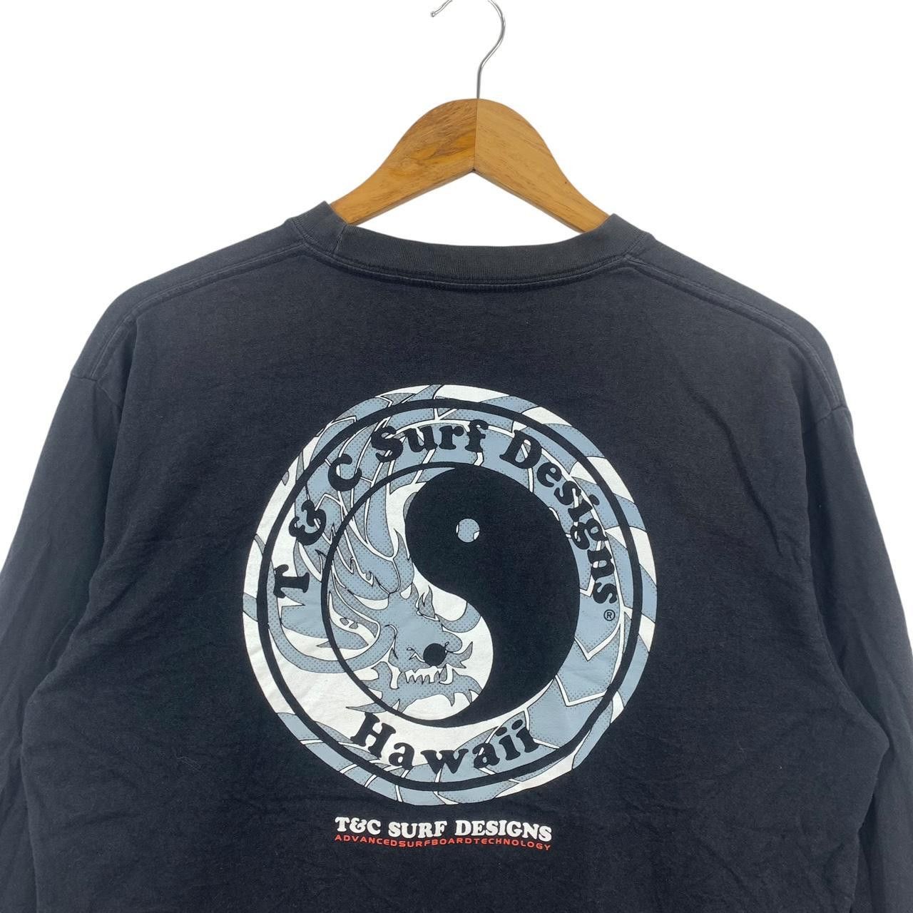 Vintage Vintage T&C SURF DESIGNS DRAGON Ying Yang Tee Shirt Top Size US L / EU 52-54 / 3 - 8 Thumbnail