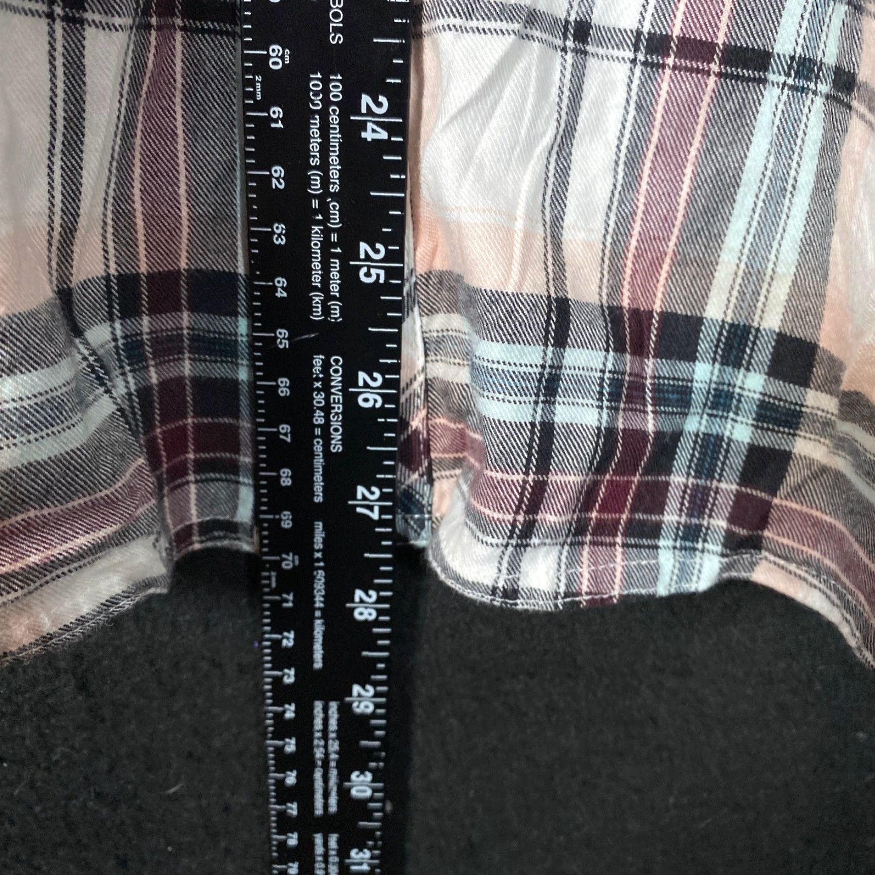 Ariat Ariat Womens Shirt Plaid Button-Up Long Sleeve Cotton Blend Large Size L / US 10 / IT 46 - 7 Thumbnail