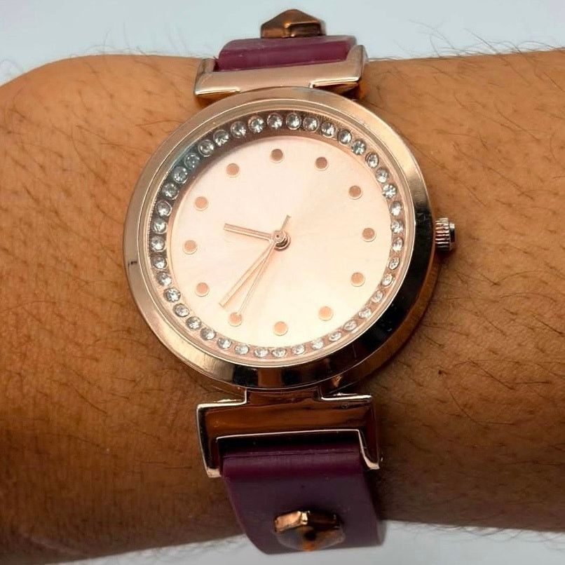 Other Rose Gold & Burgundy Watch Size ONE SIZE - 1 Thumbnail